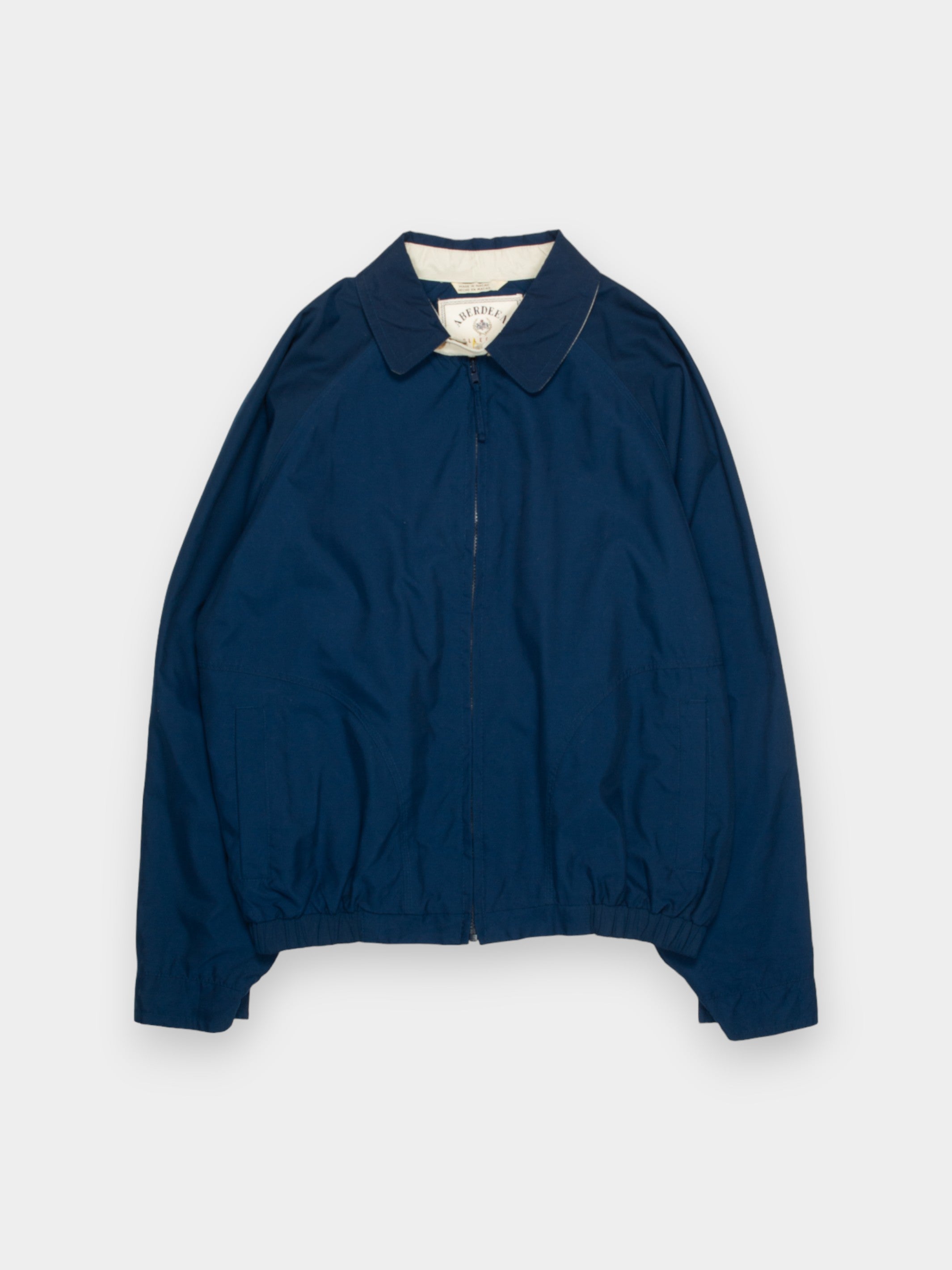 90s Aberdeen Navy Casual Polyester Jacket M - The Thrift