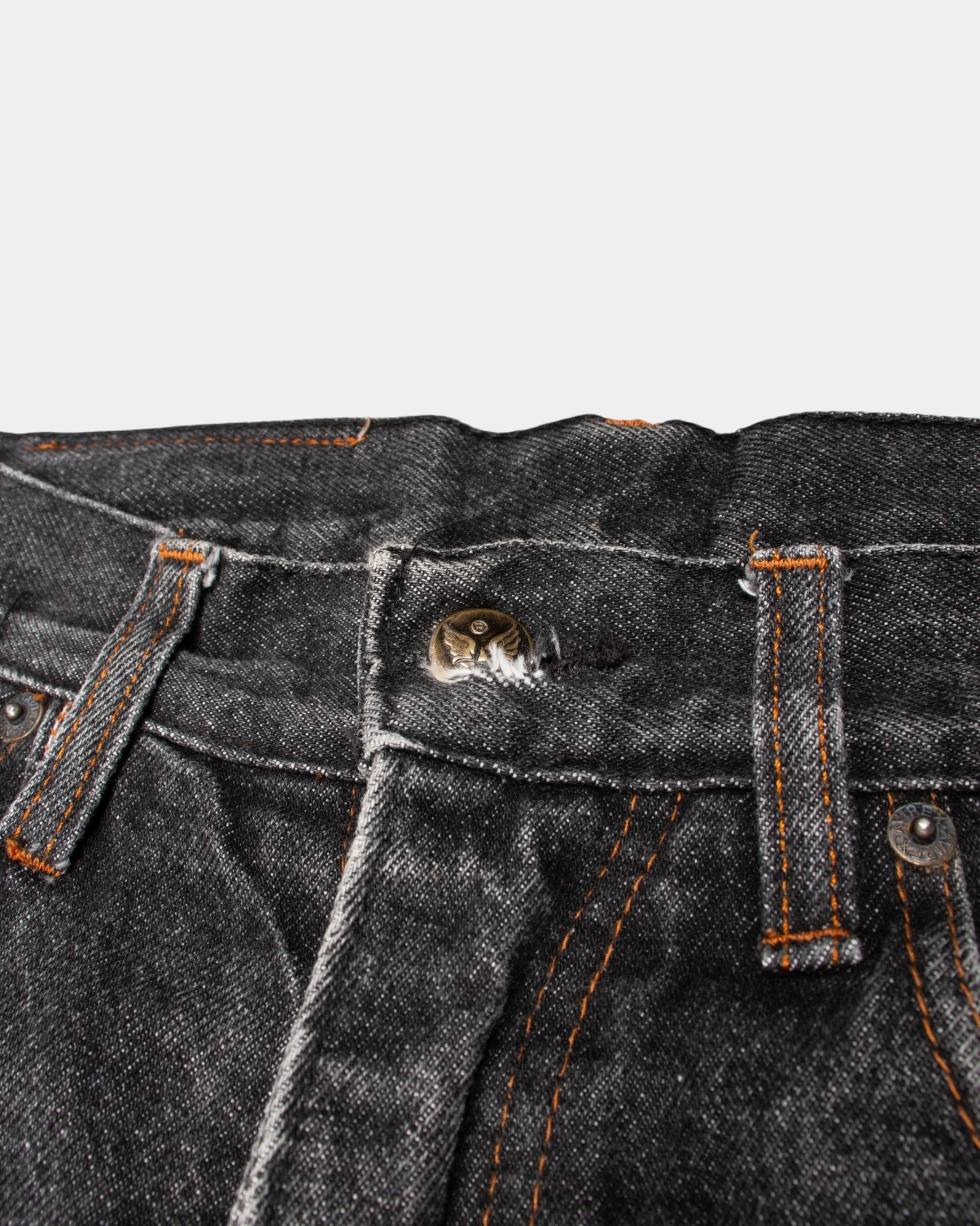 90s Avirex Grey Denim Jeans 30W - The Thrift