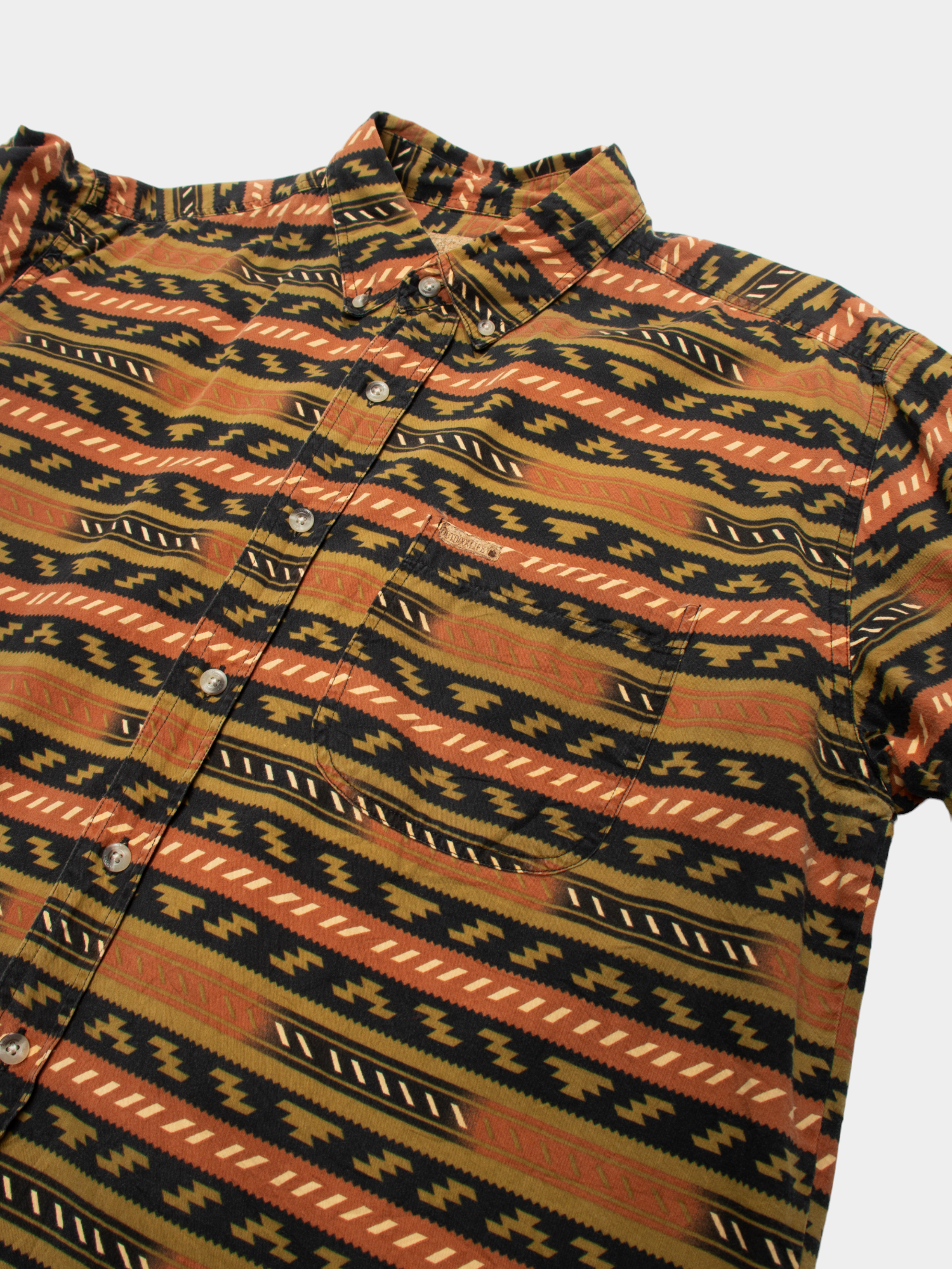Modern Unbranded Multi Patterned Western Shirt M - The Thrift