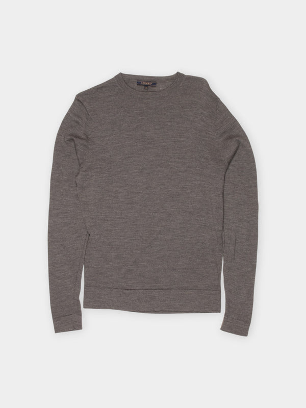 00s Crombie Grey Light Sweater S - The Thrift