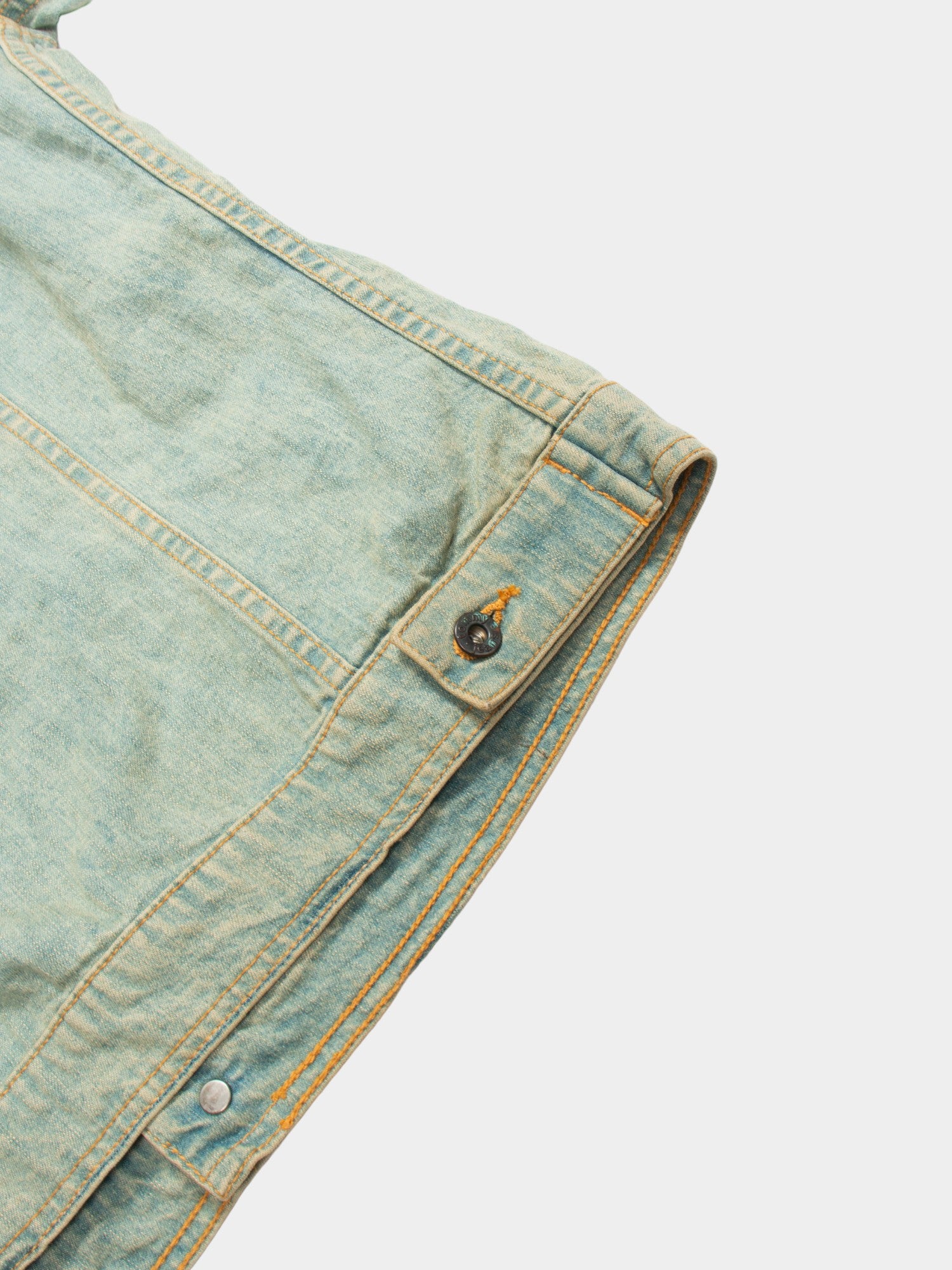 00s Tommy Hilfiger Light Blue Denim Jacket L - The Thrift