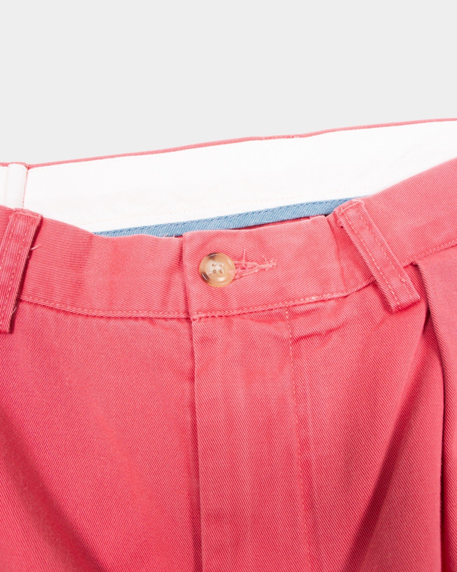 90s Ralph Lauren Red Cotton Chinos - The Thrift