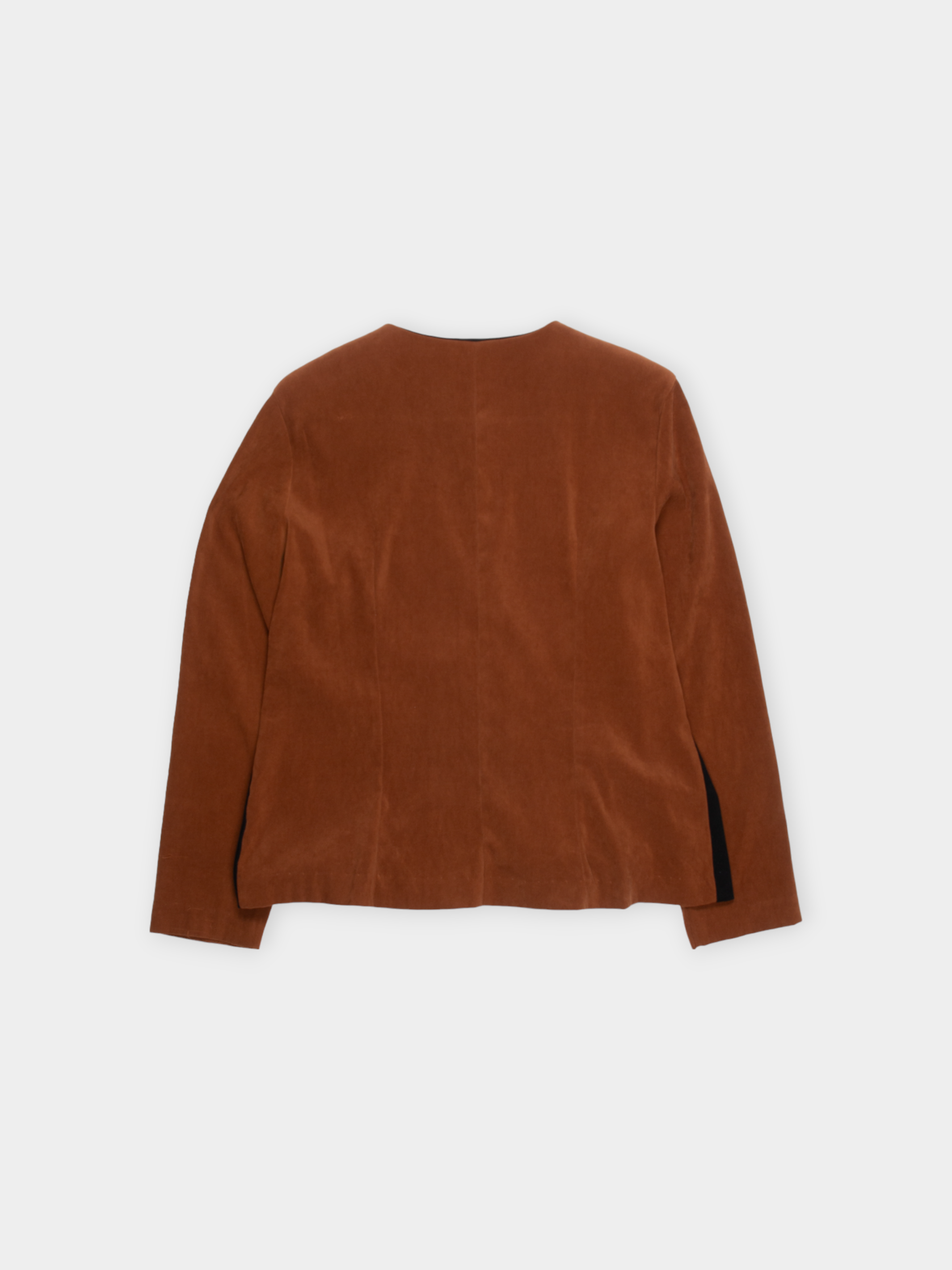 90s Vintage Two-Tone Brown and Black Blazer Jacket M - The Thrift