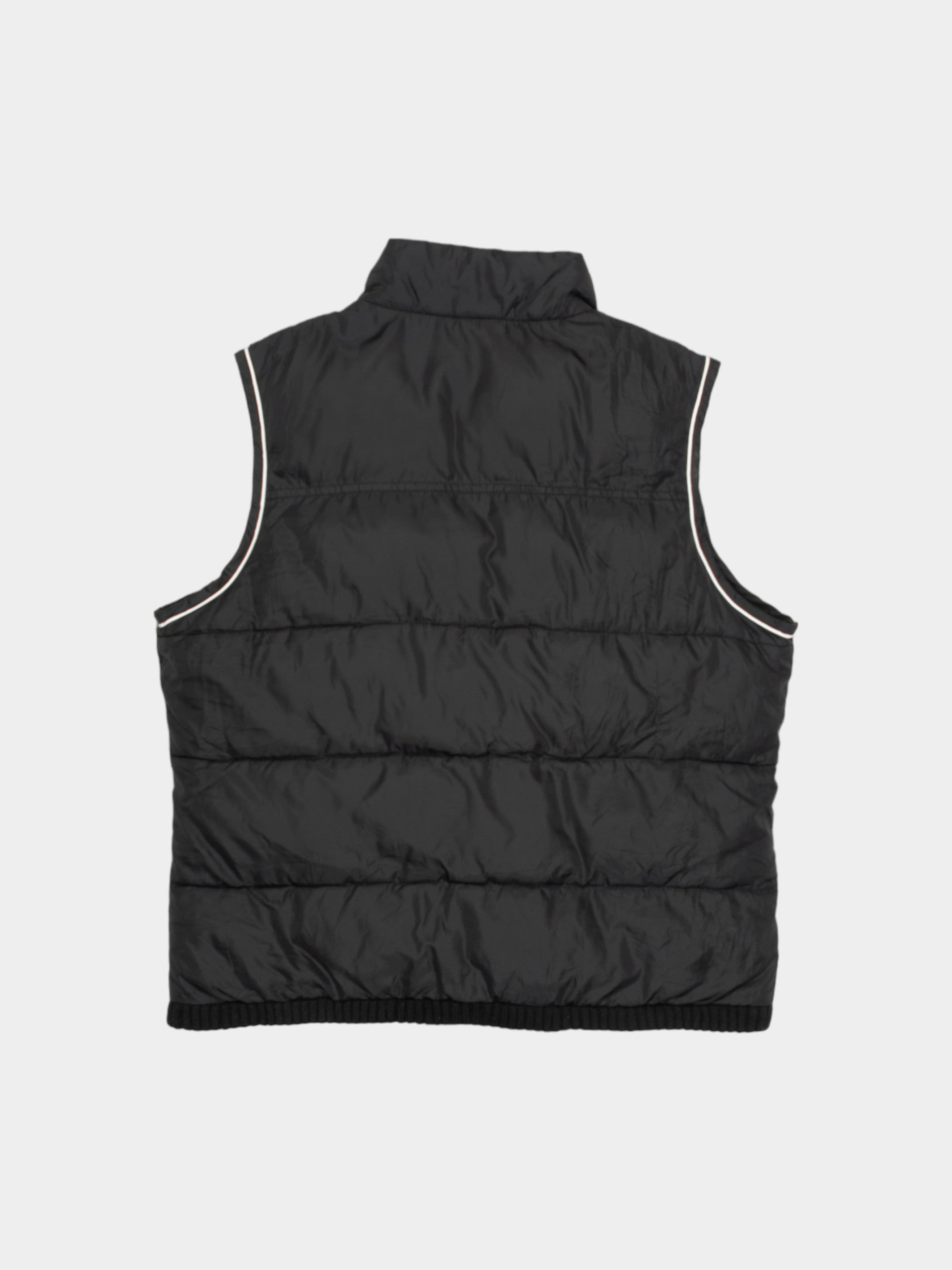 00s Fila Sport Black Puffer Vest L - The Thrift