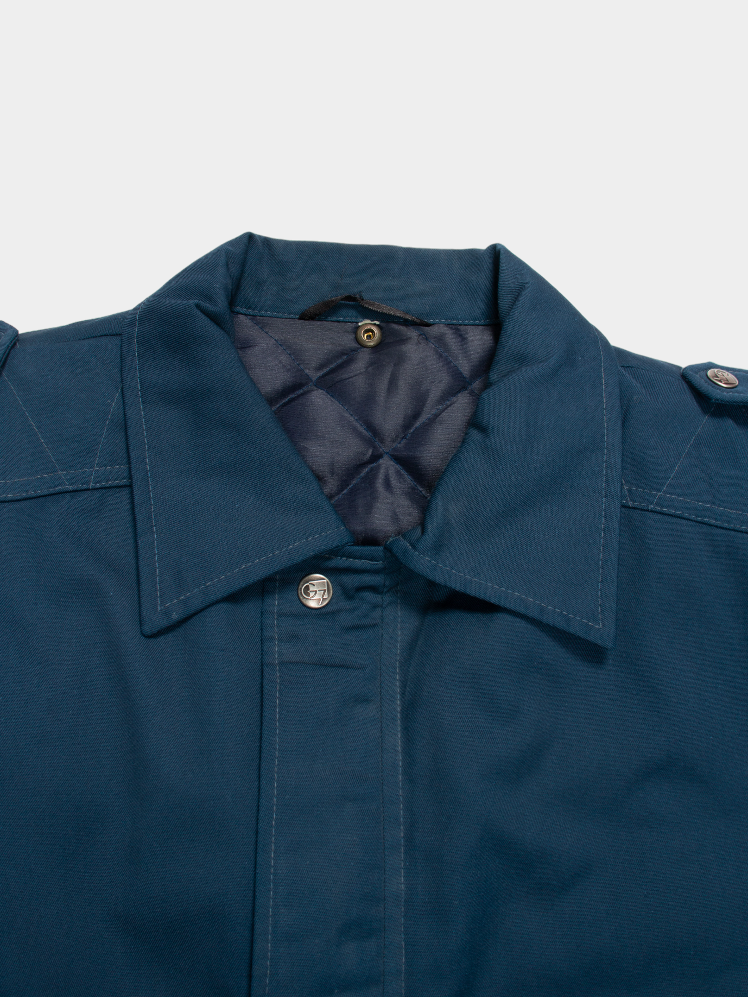 Vintage Military Navy Coat L - The Thrift