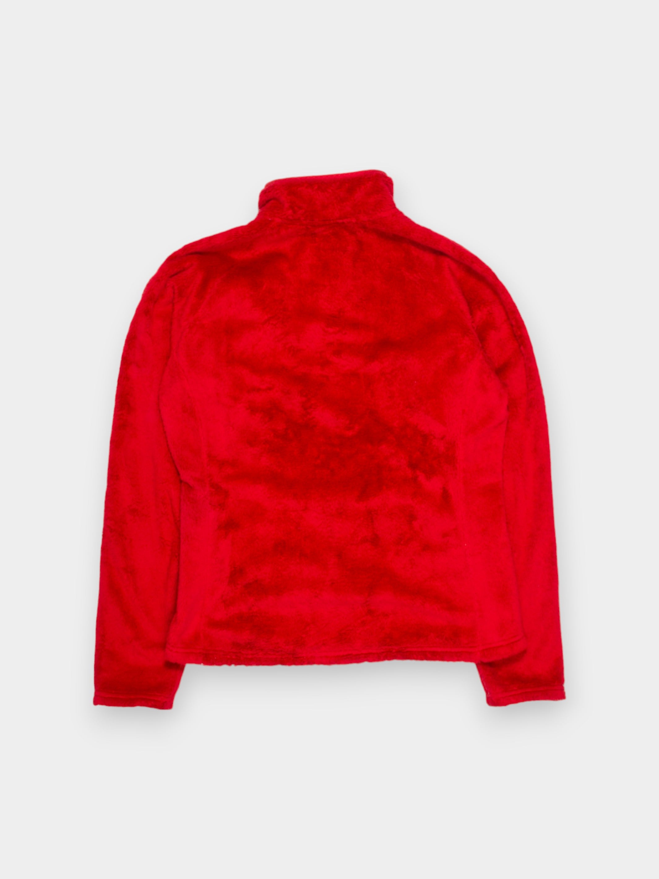 Modern The North Face Red Fleece Jacket M - The Thrift