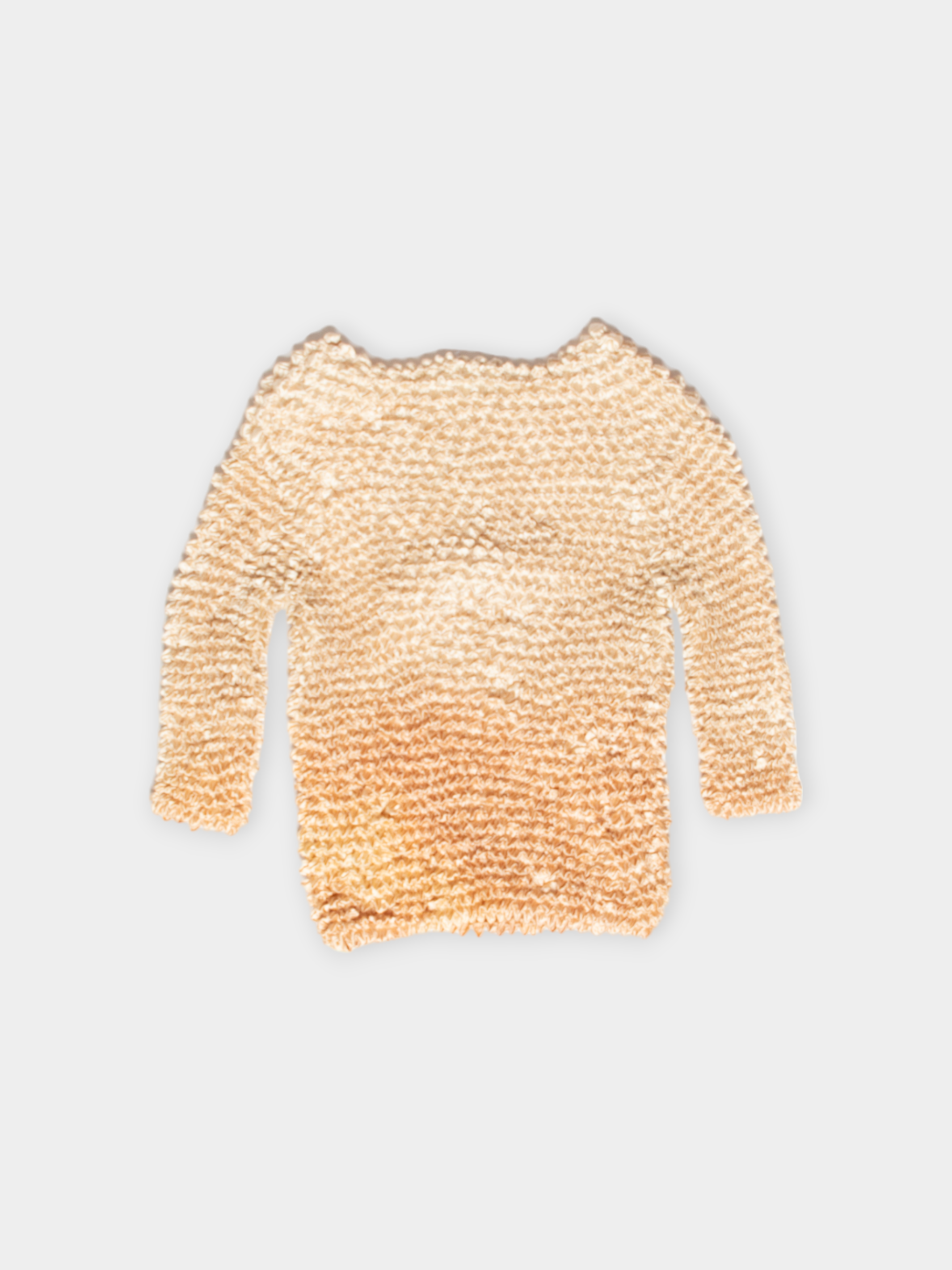 Y2K Kriss Cream Crinkle Popcorn Top M - The Thrift