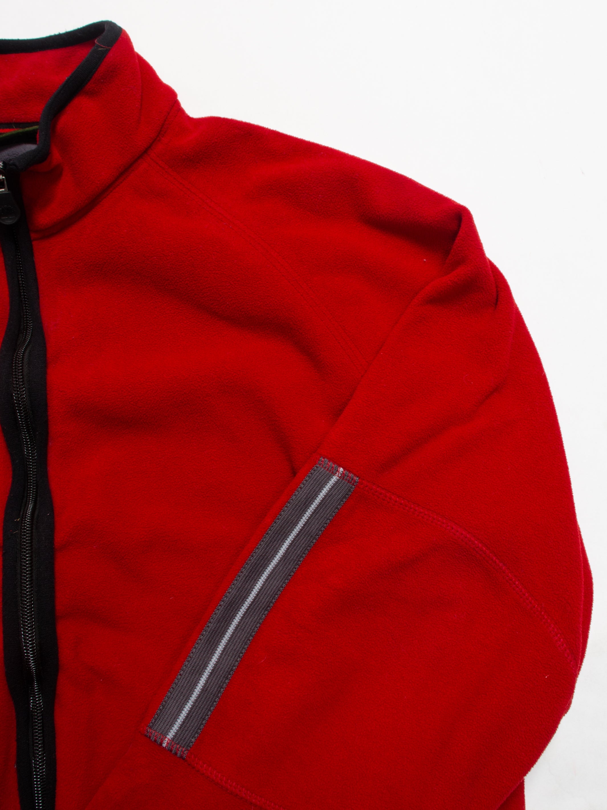 00s Timberland Red Fleece Jacket S - The Thrift