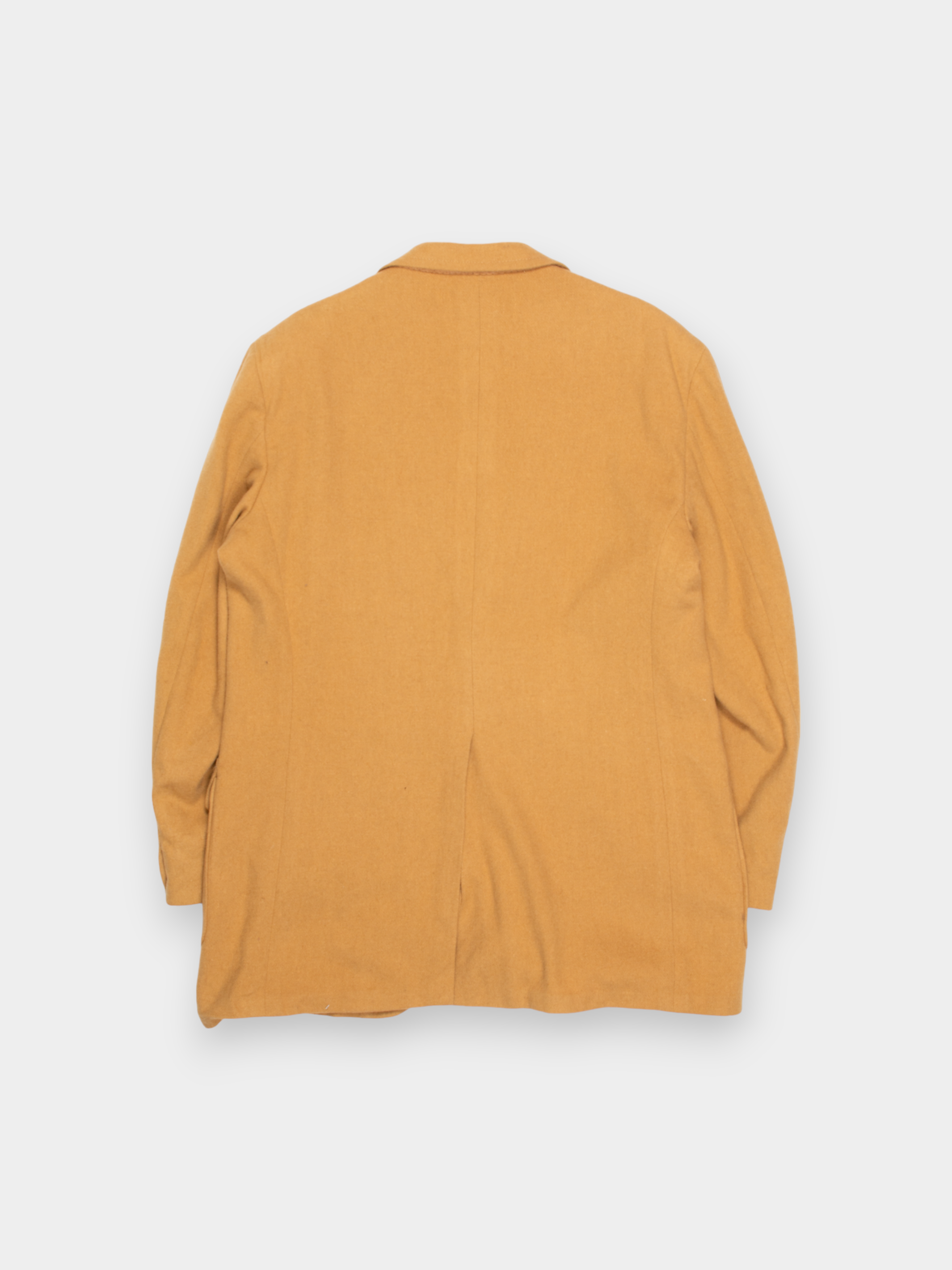 90s Cape Cod Tan Wool Coat L - The Thrift