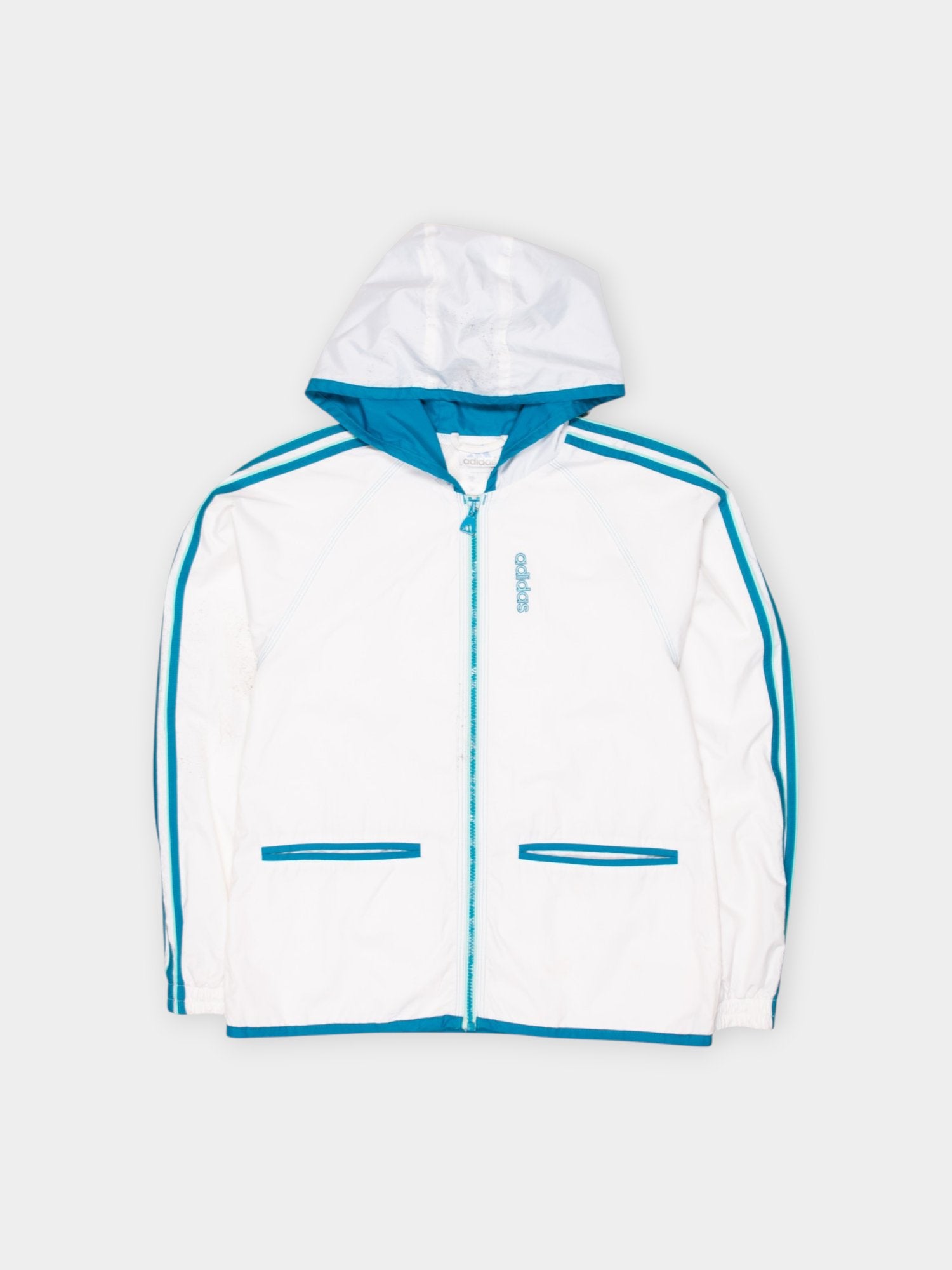 90s Adidas White Full Track Suit S - The Thrift