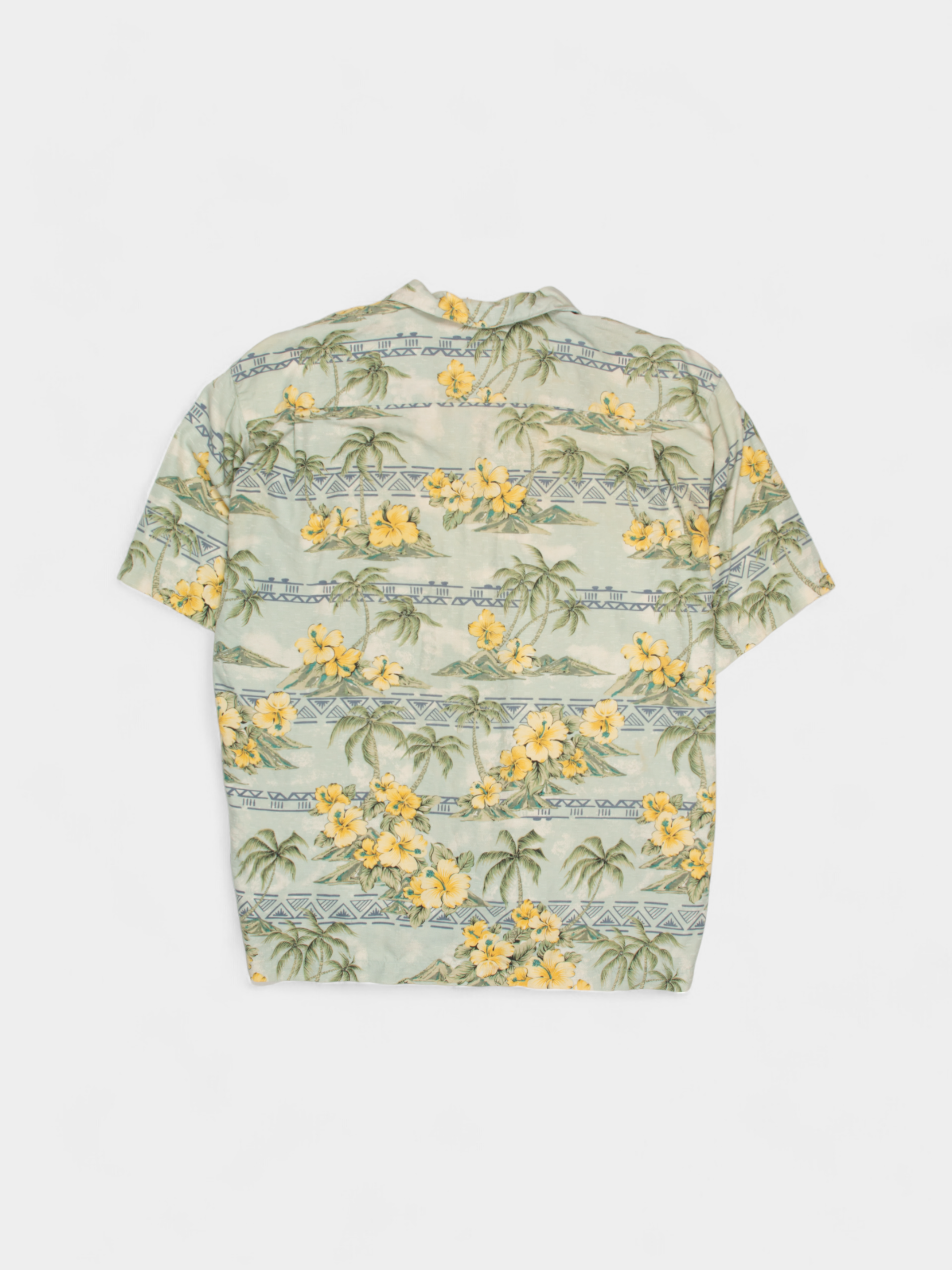 00s Tommy Bahama Flower Print Silk Hawaiian Shirt XL - The Thrift
