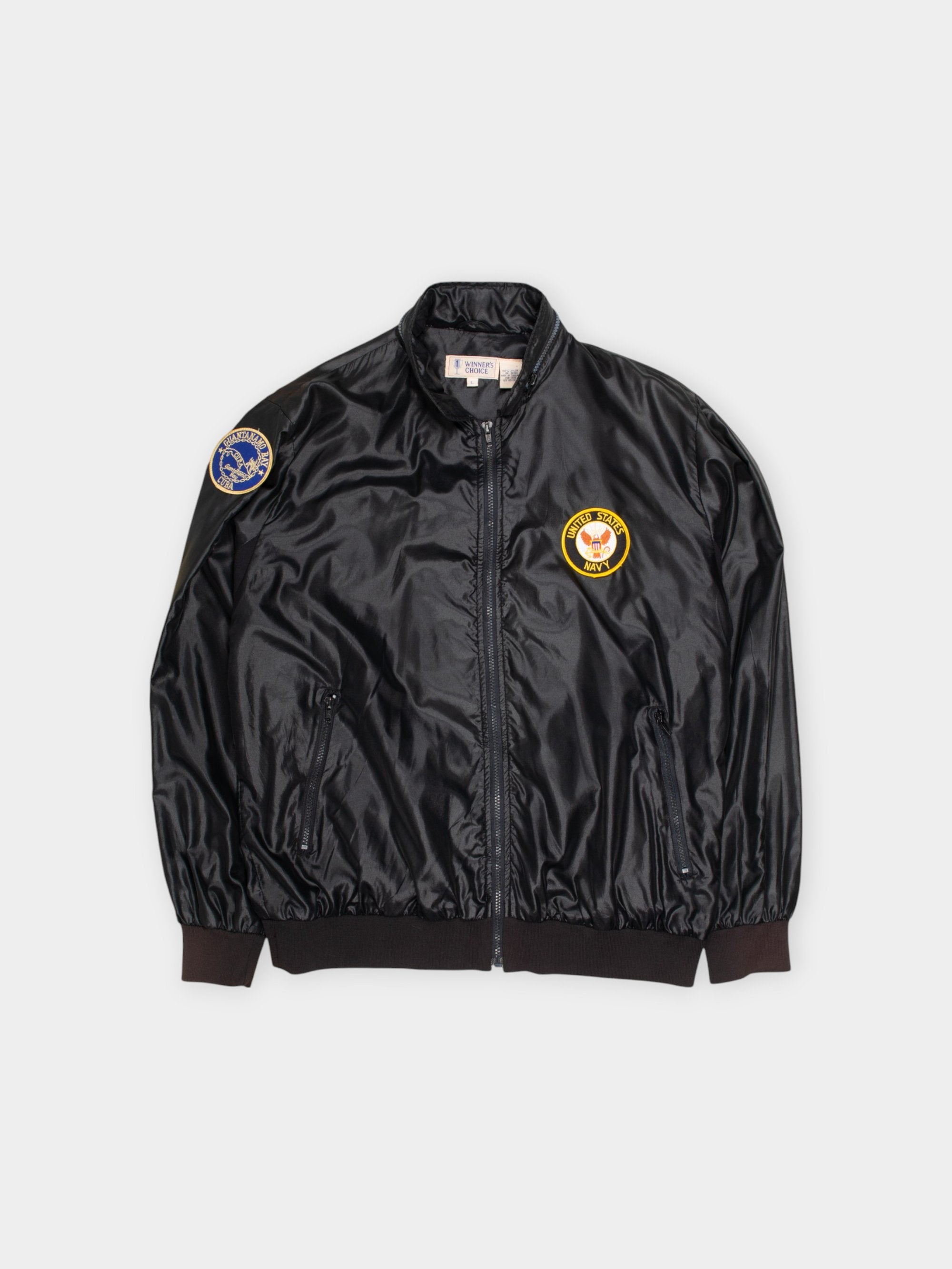 00s Guantanamo Bay Black Military Jacket L