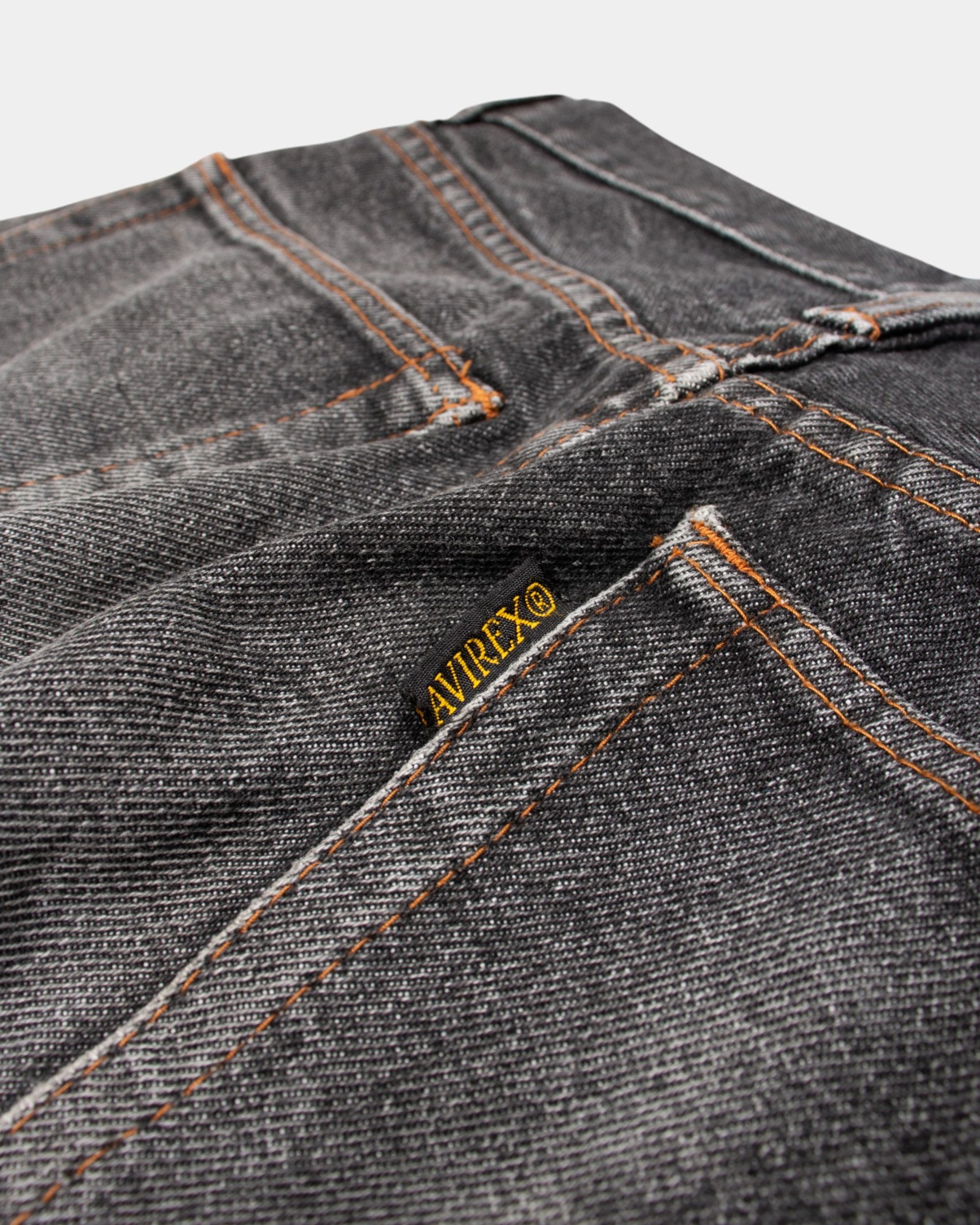 90s Avirex Grey Denim Jeans 30W - The Thrift