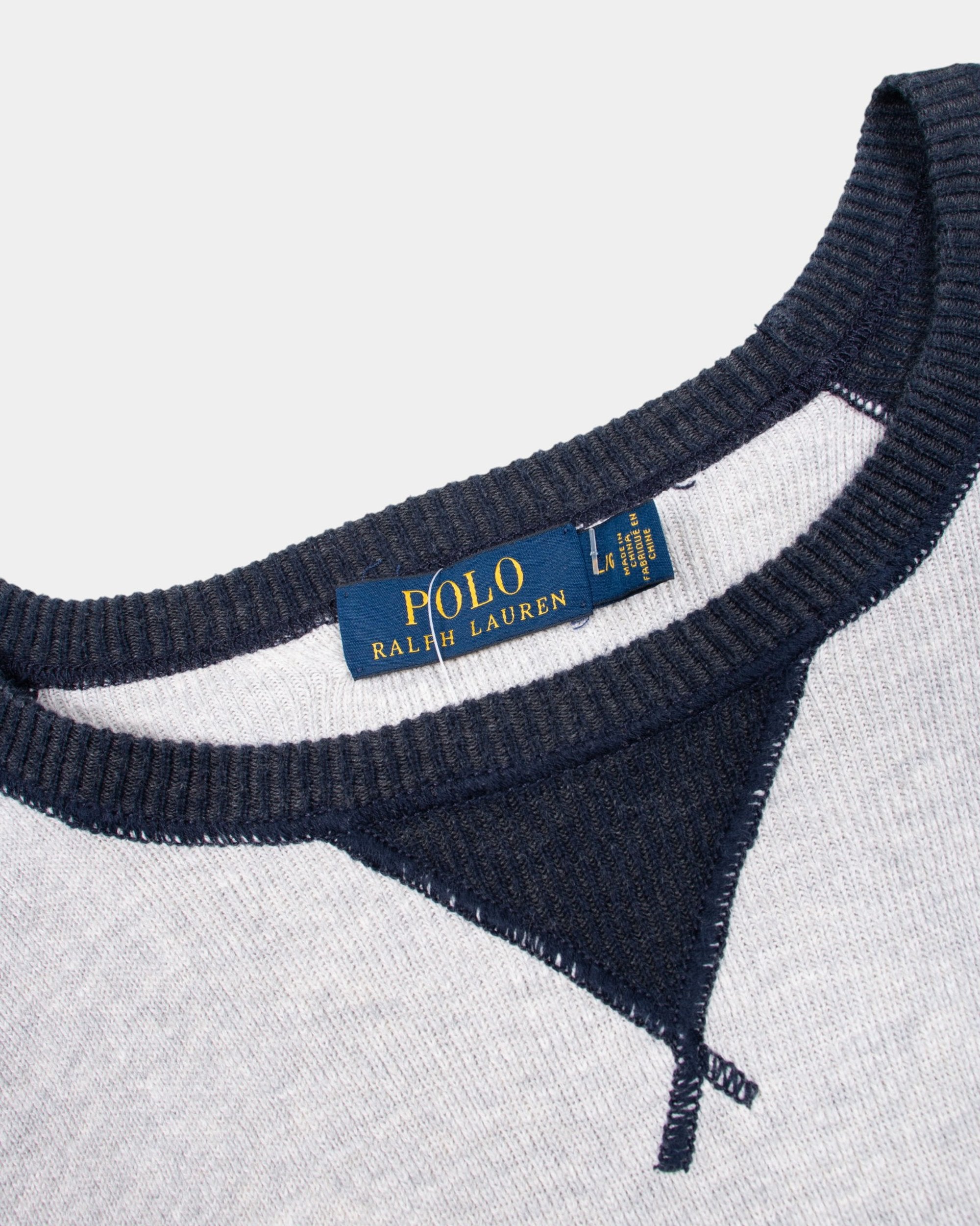 Modern Polo Ralph Lauren Blue Crew Neck Sweatshirt XL - The Thrift