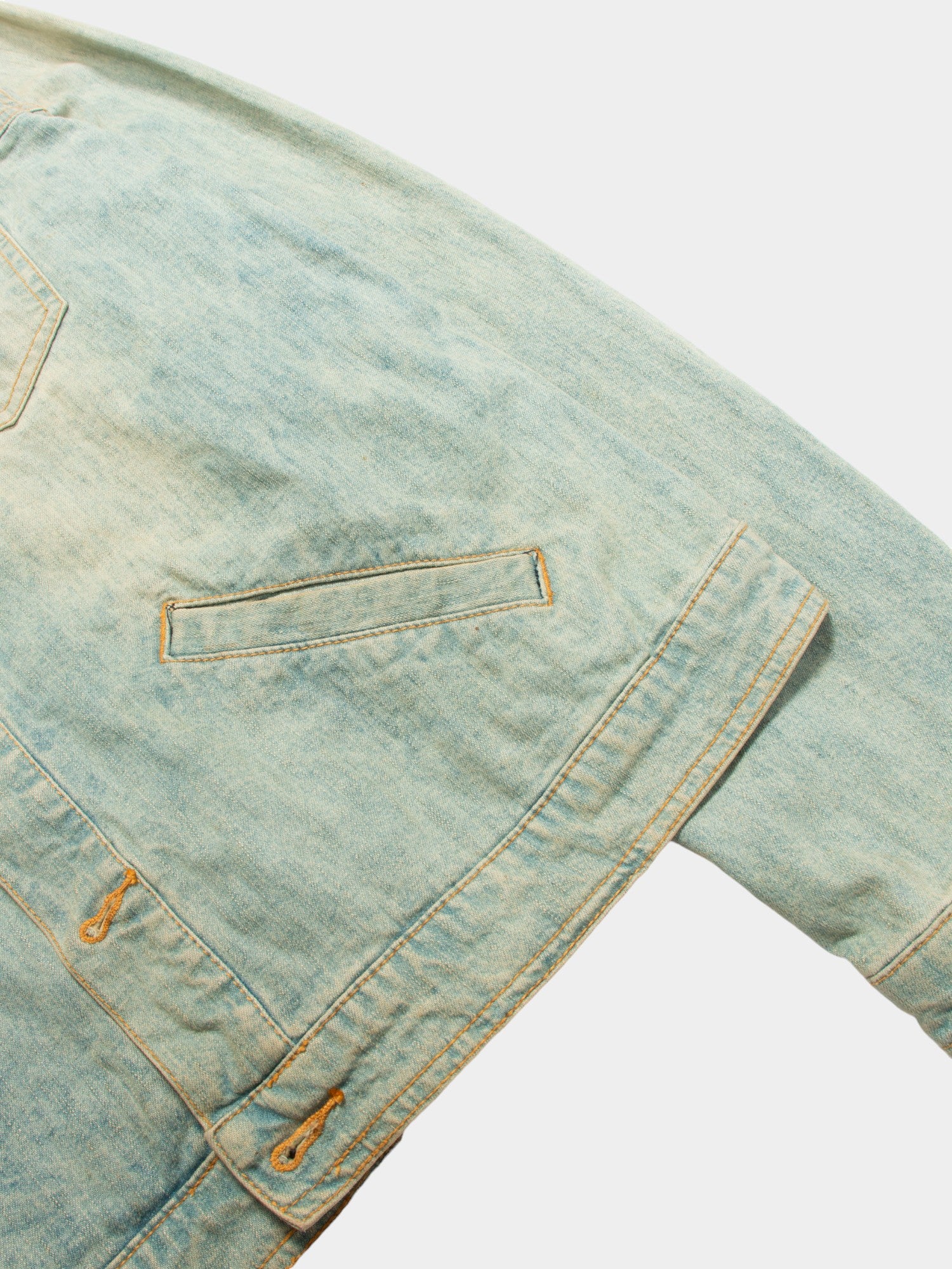 00s Tommy Hilfiger Light Blue Denim Jacket L - The Thrift