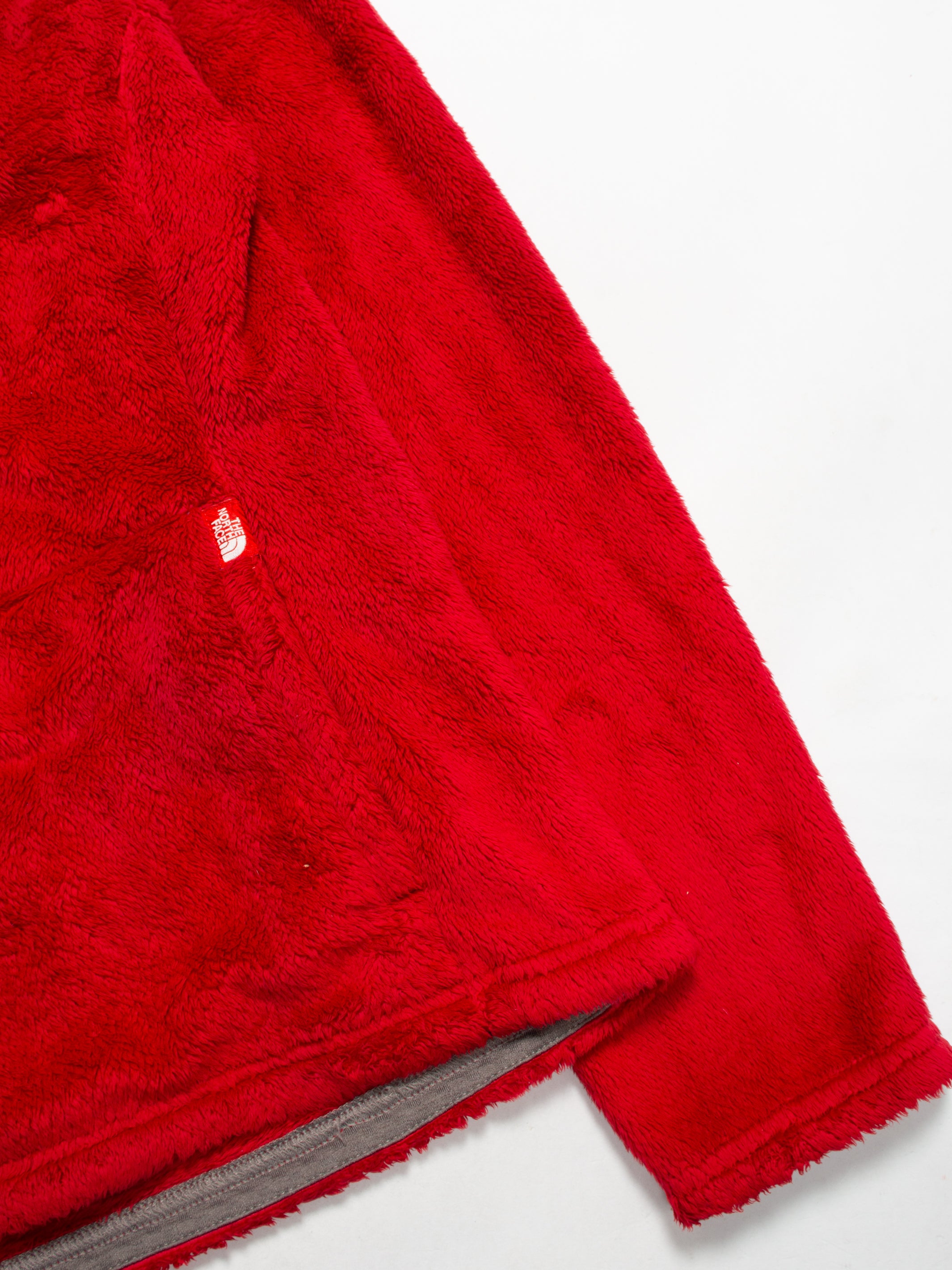 Modern The North Face Red Fleece Jacket M - The Thrift