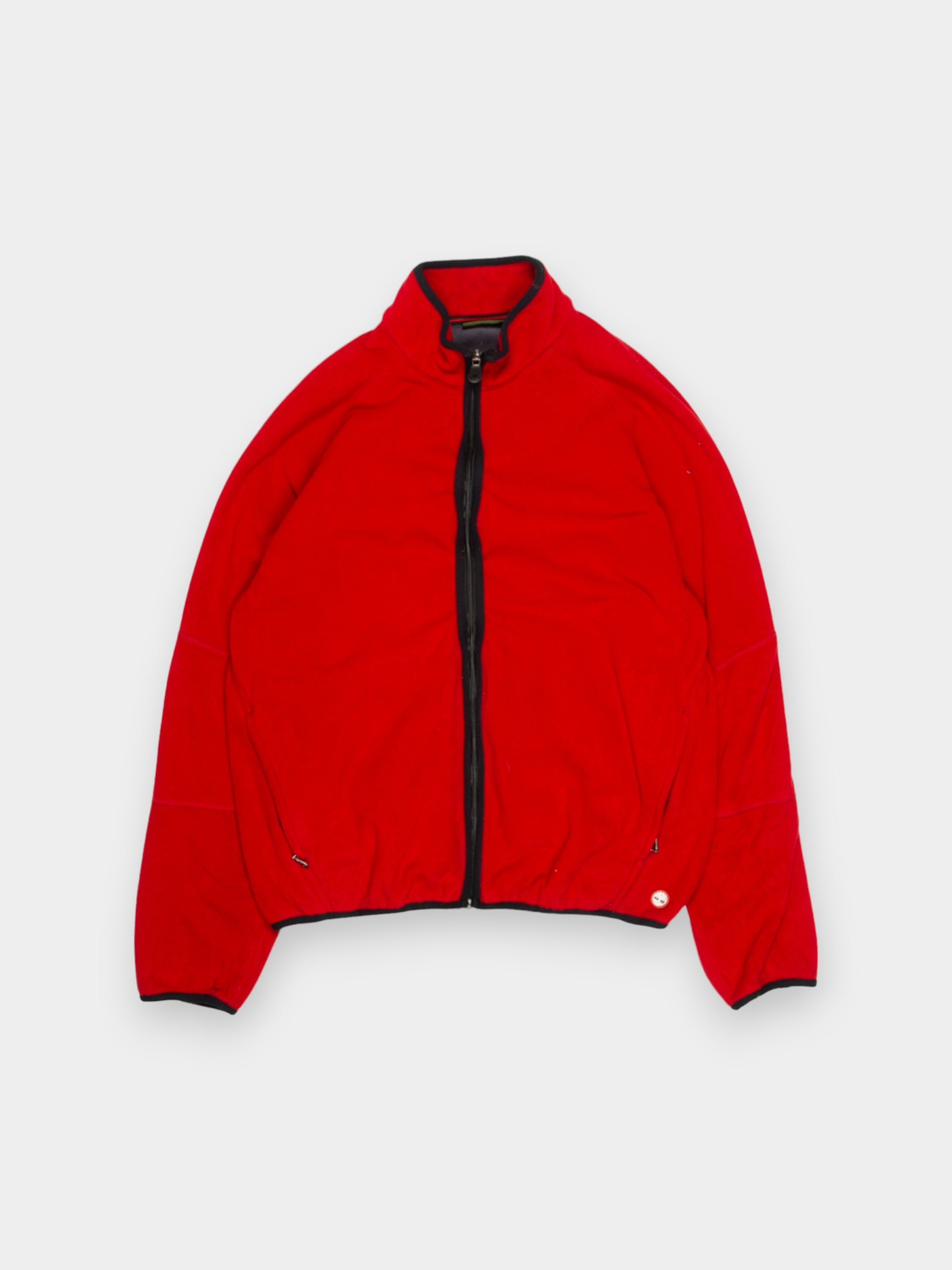 00s Timberland Red Fleece Jacket S - The Thrift