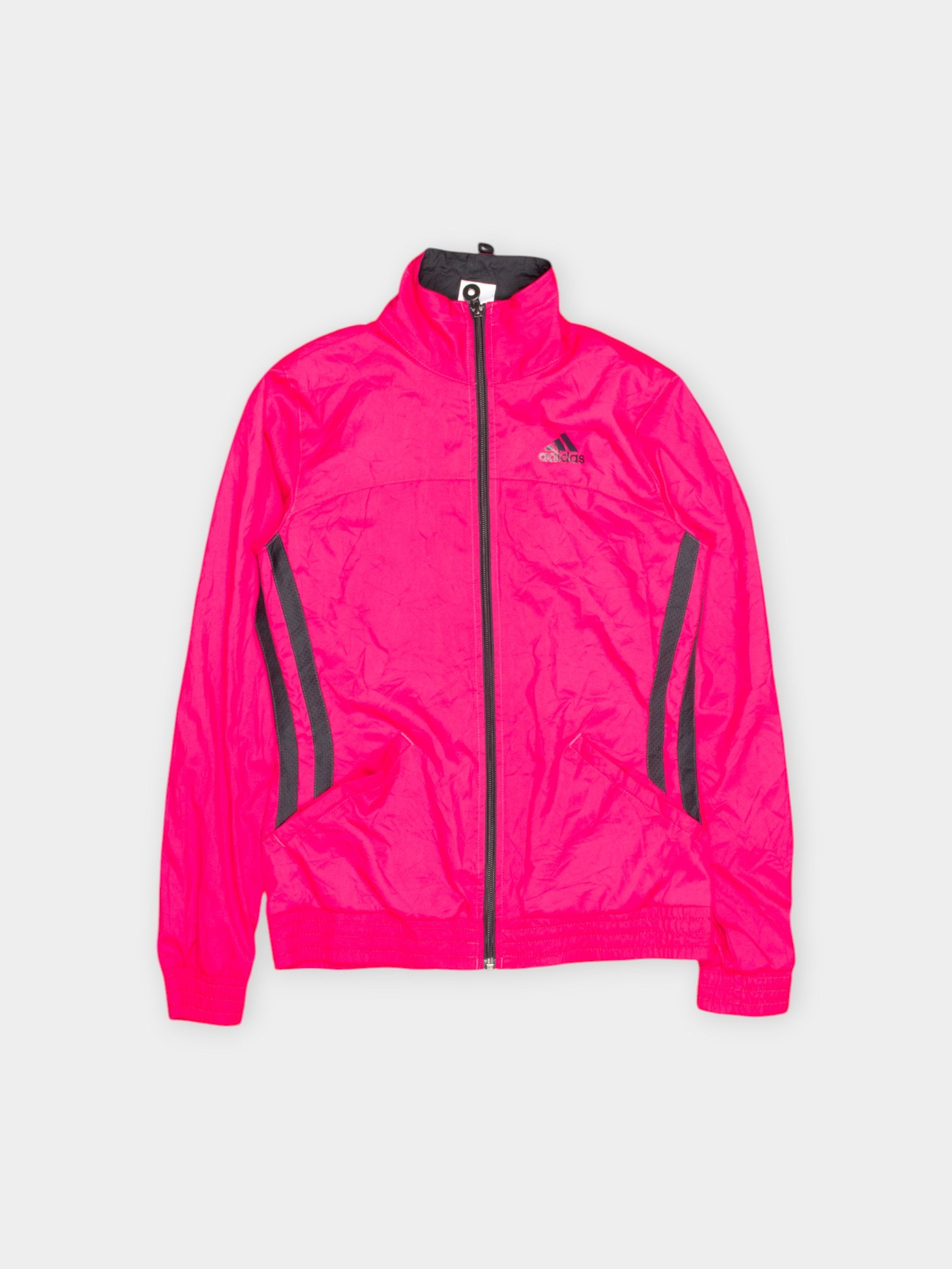 90s Adidas Pink Windbreaker Jacket XS Secondhand Vintage Streetwear