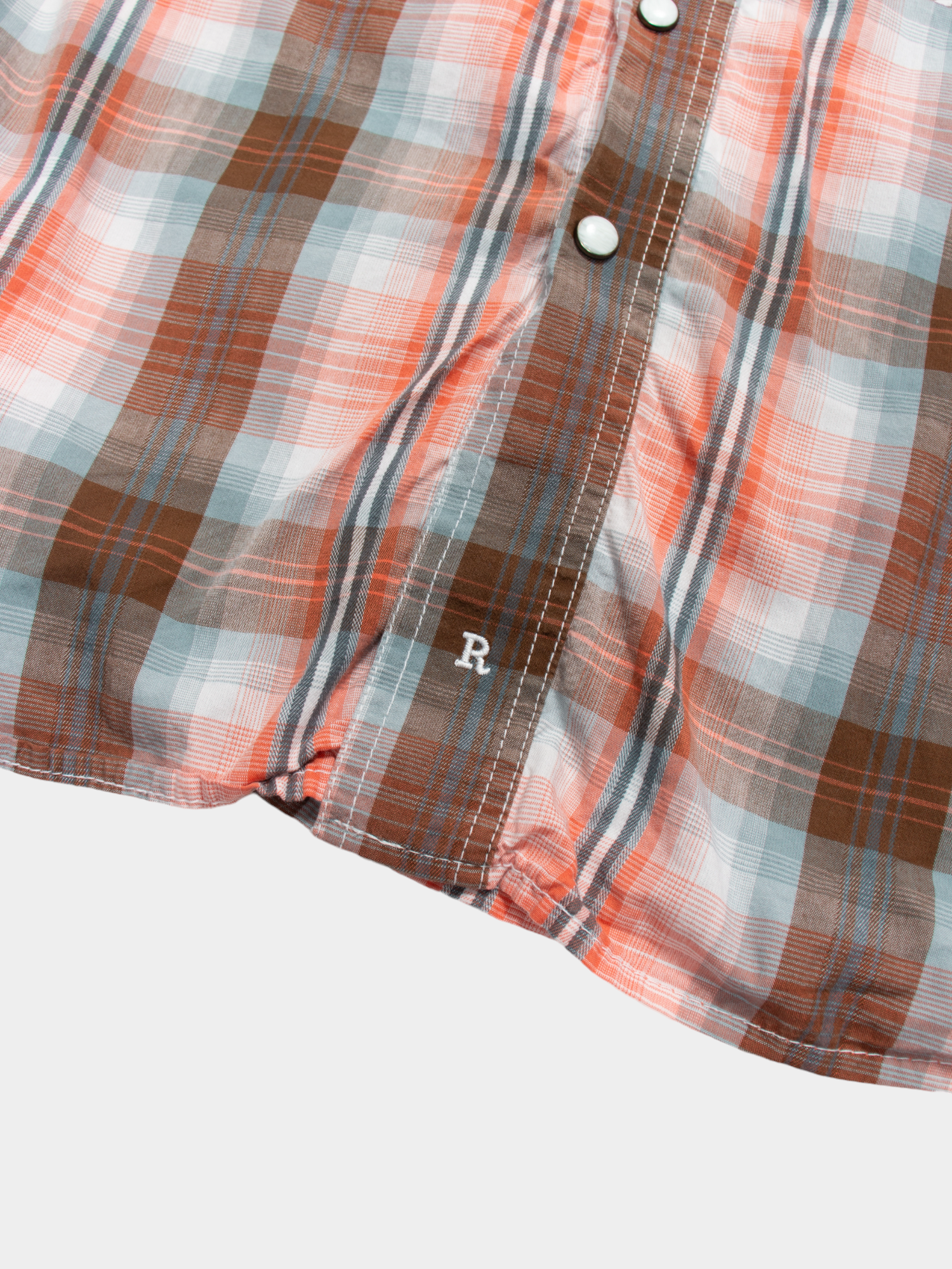 90s Resistol Ranch Multi Plaid Western Shirt M - The Thrift