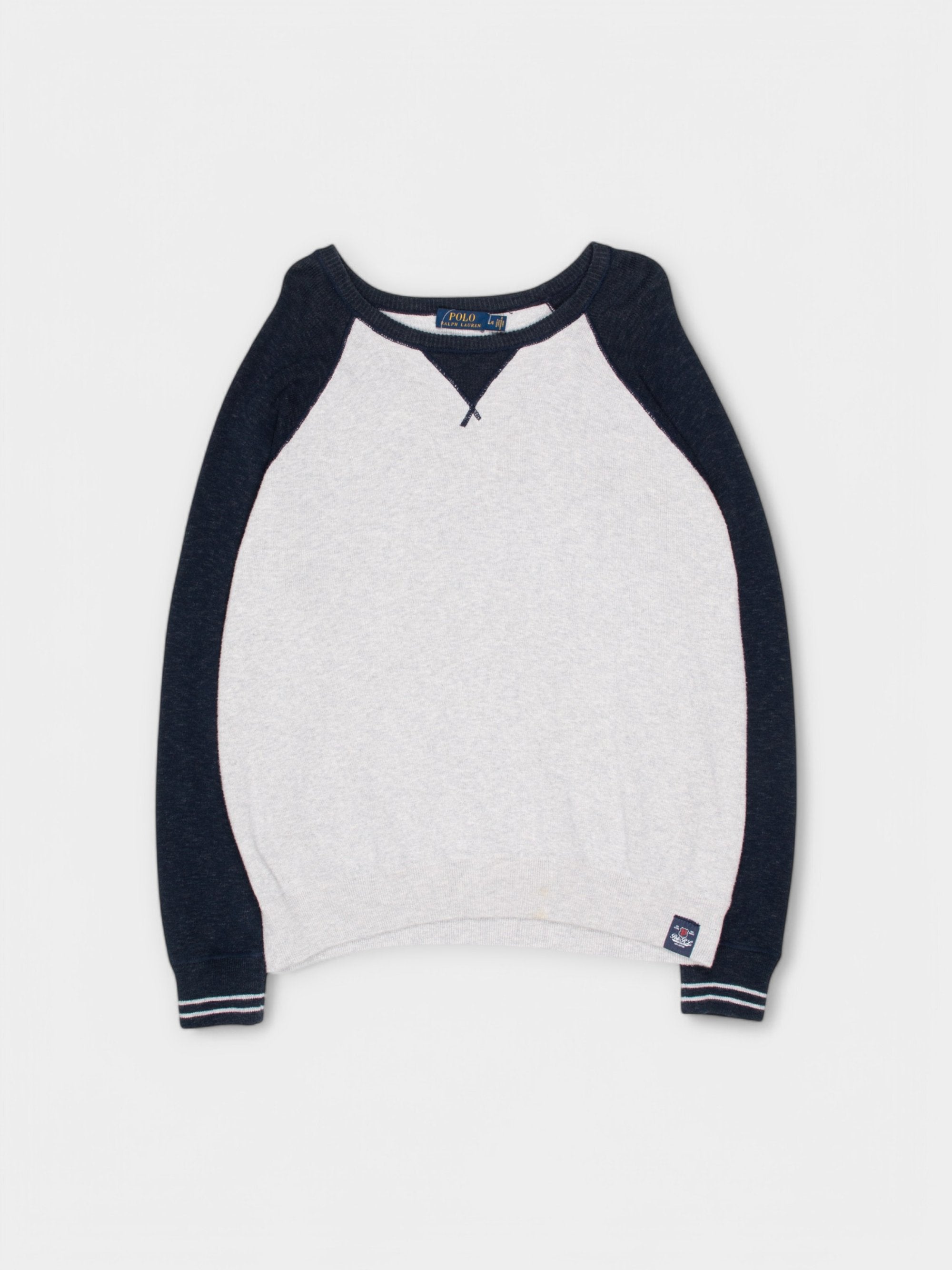 Modern Polo Ralph Lauren Blue Crew Neck Sweatshirt XL - The Thrift