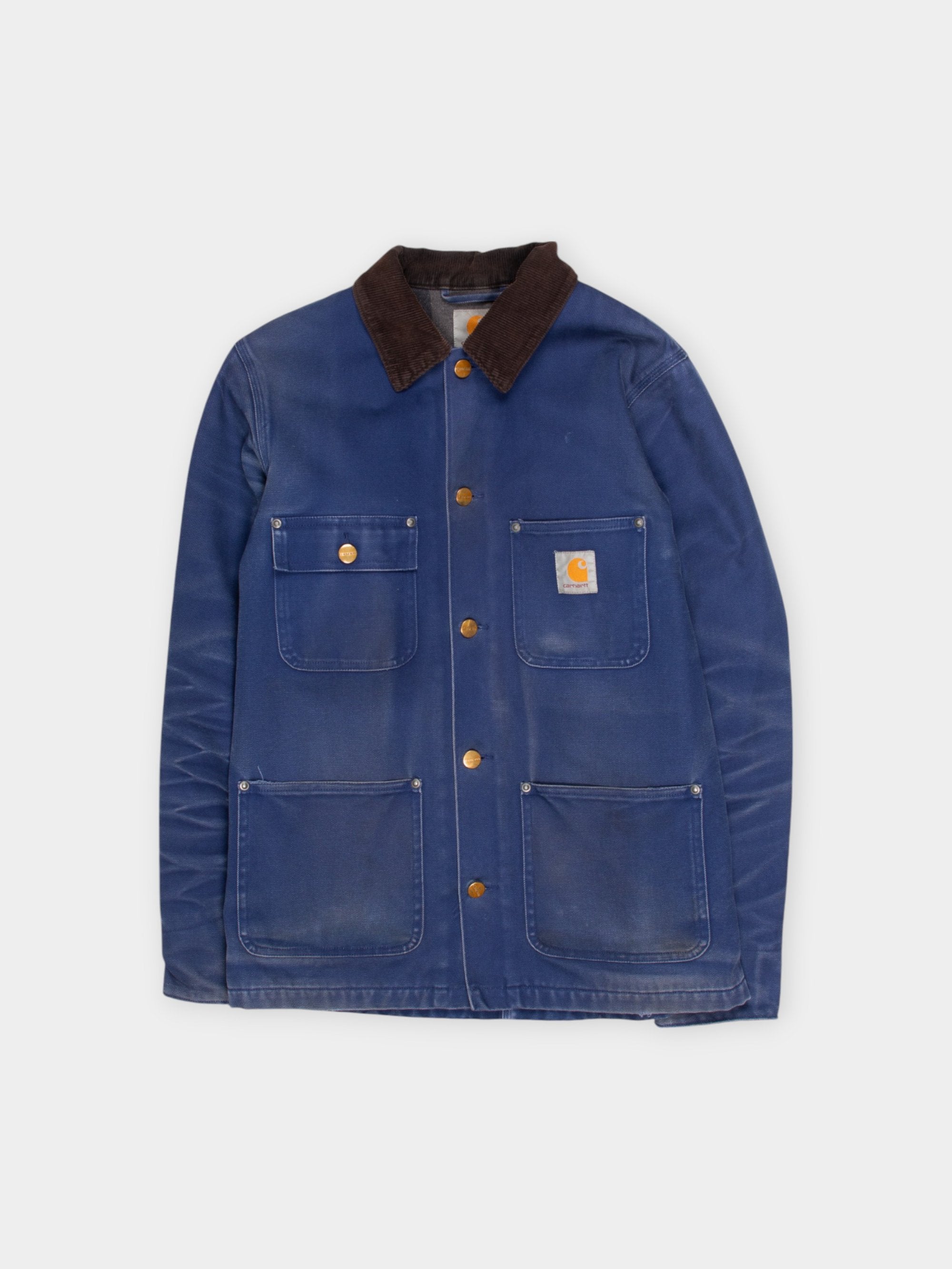 00s Carhartt Blue Chore Jacket S