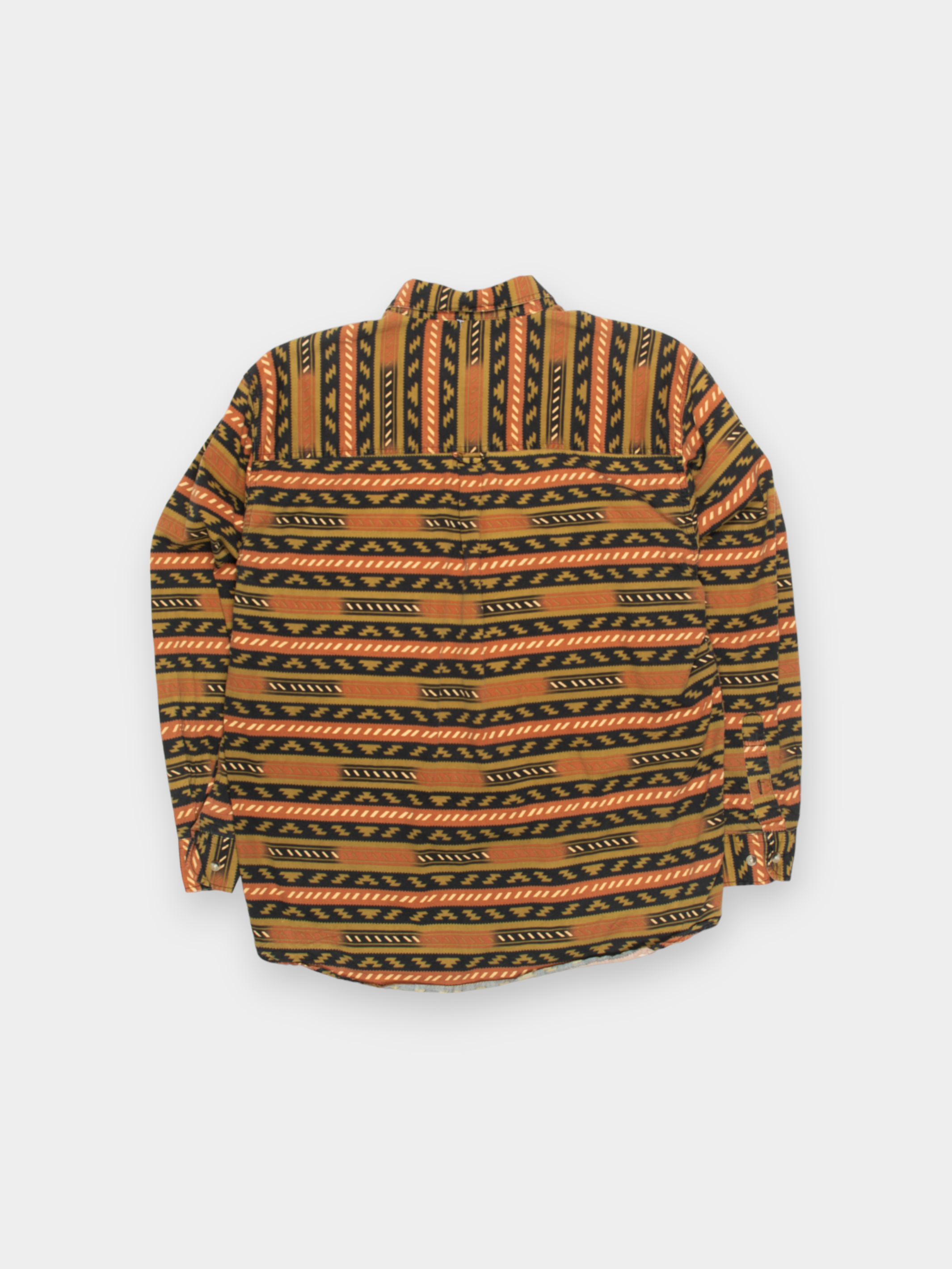 Modern Unbranded Multi Patterned Western Shirt M - The Thrift
