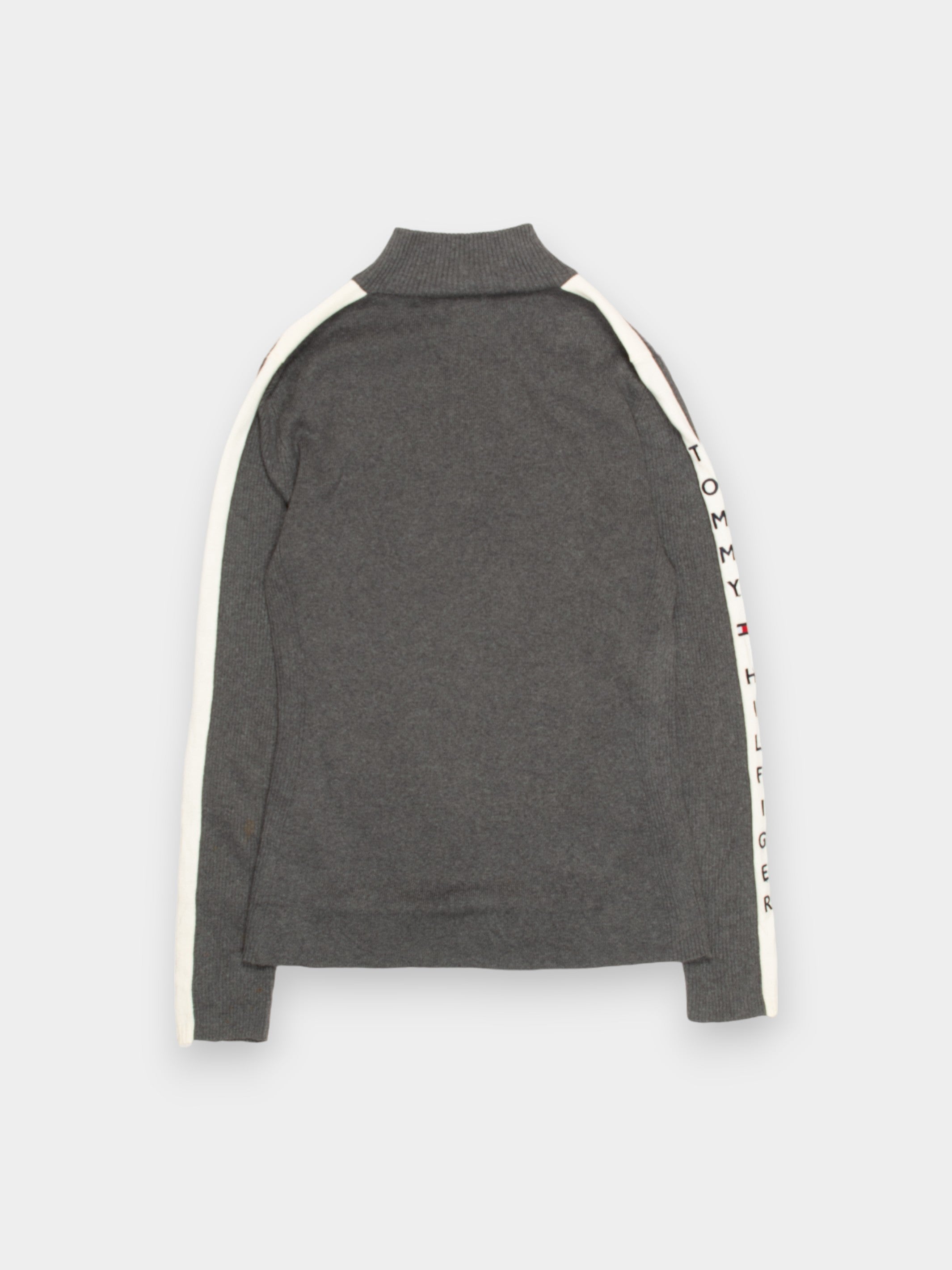 Modern Tommy Hilfiger Grey Knitwear Jumper L - The Thrift