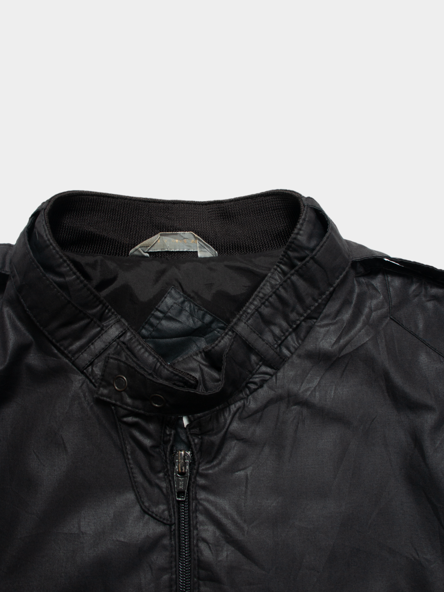 80s Members Only Black Bomber Jacket M - The Thrift