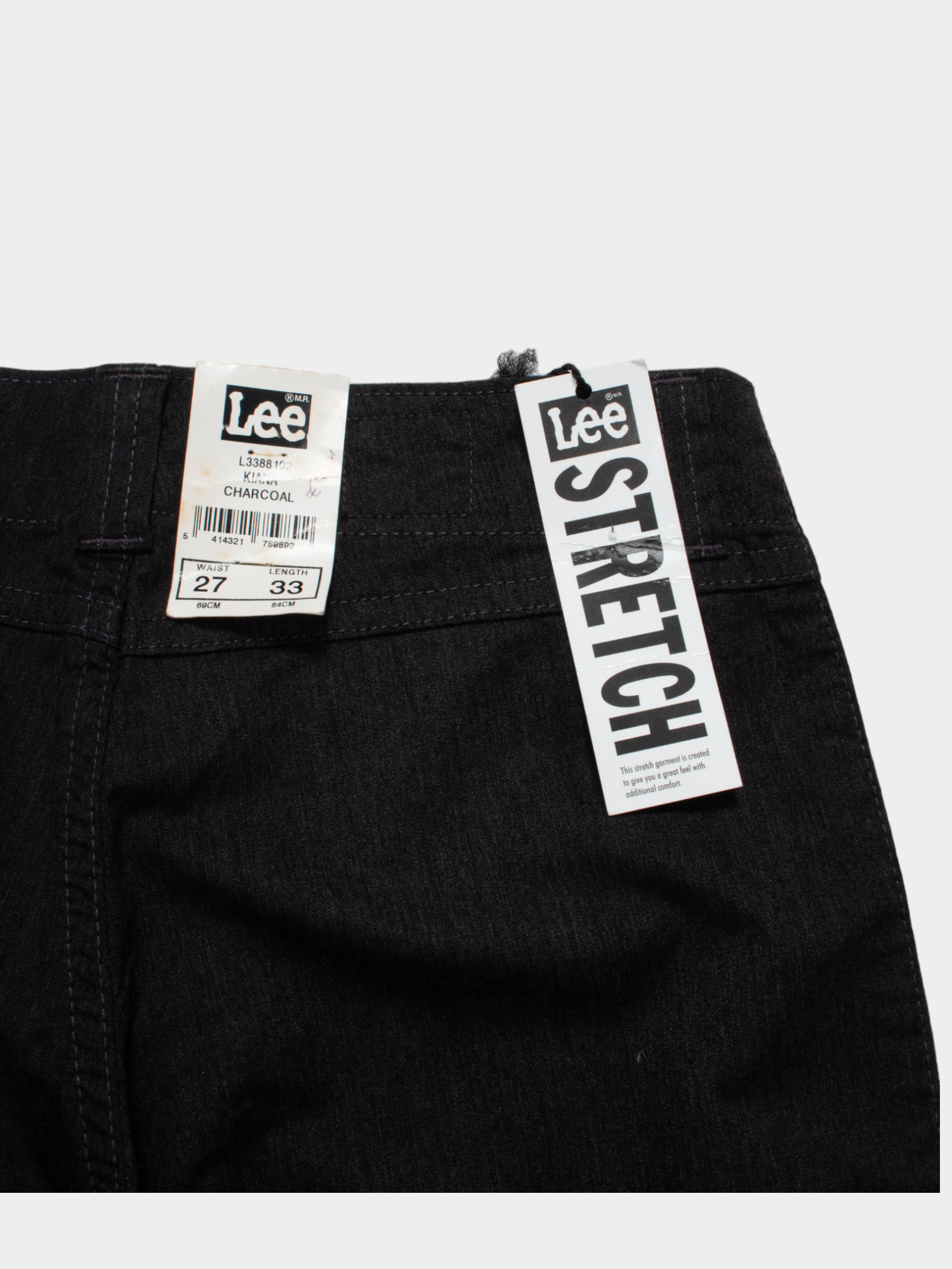 Vintage Lee Y2K Black Mid Rise Flares 27W NWT - The Thrift