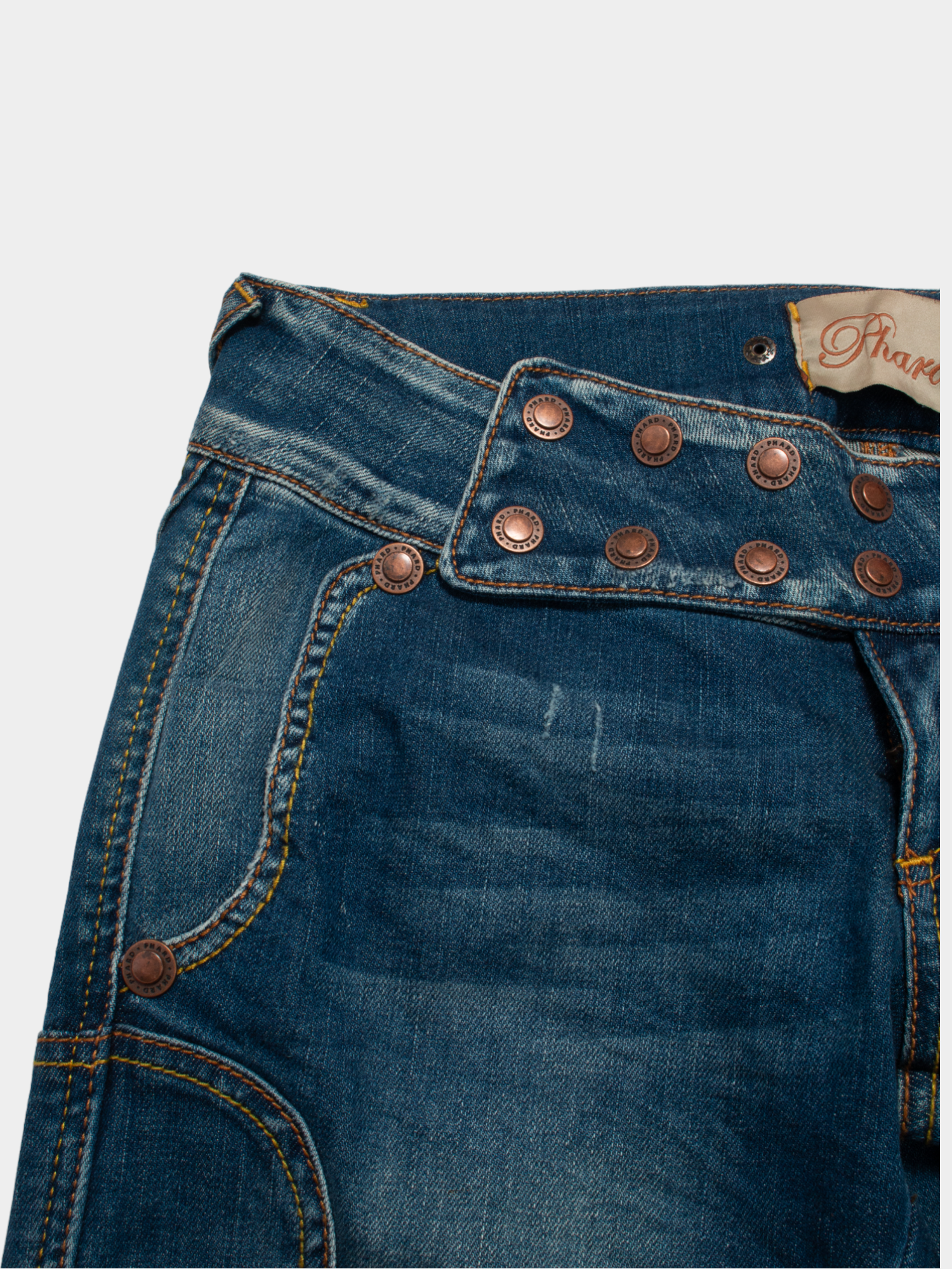Vintage Phard Y2K Low Rise Riding Denim Jeans 28W NWT - The Thrift