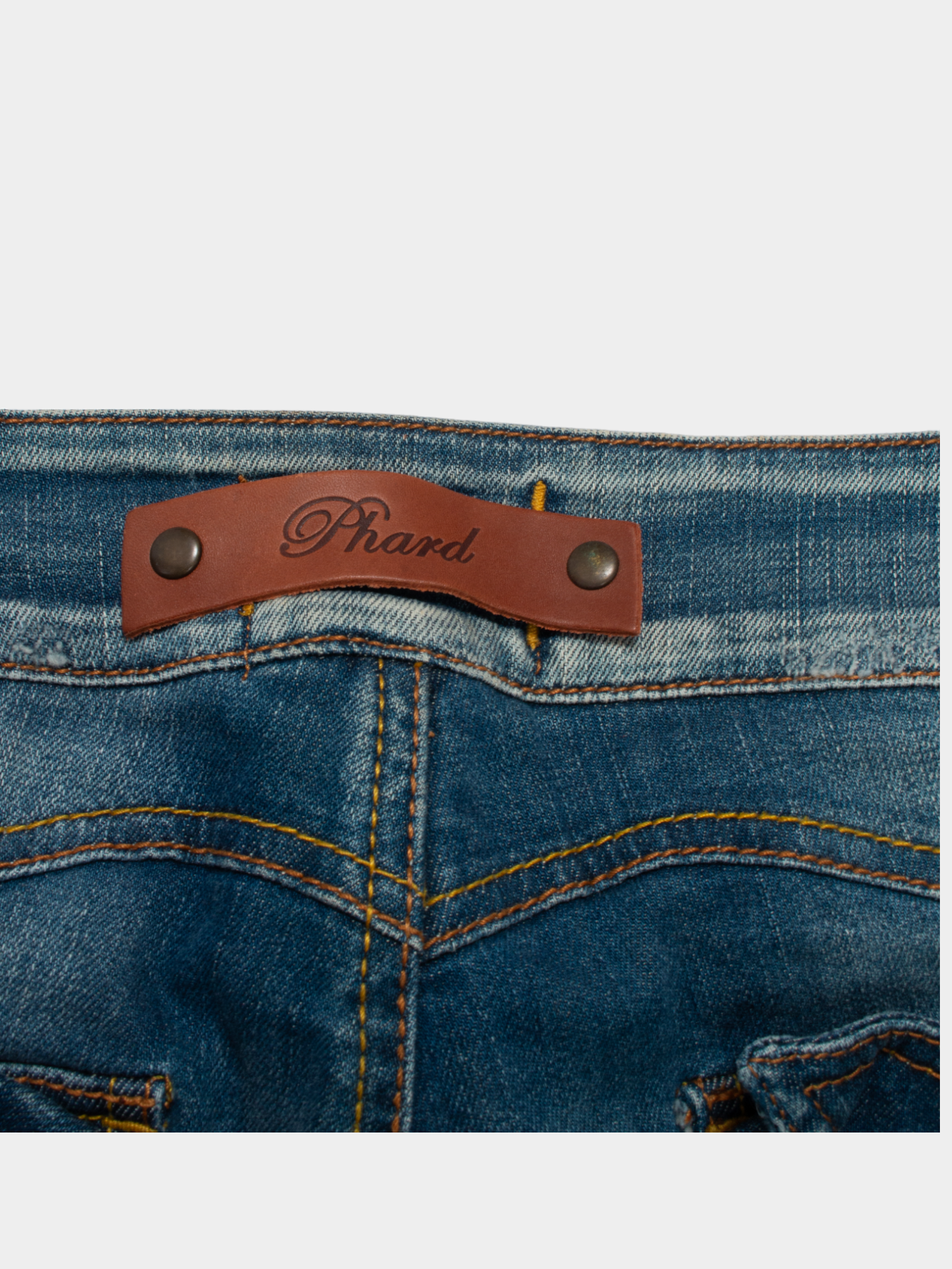 Vintage Phard Y2K Low Rise Riding Denim Jeans 28W NWT - The Thrift
