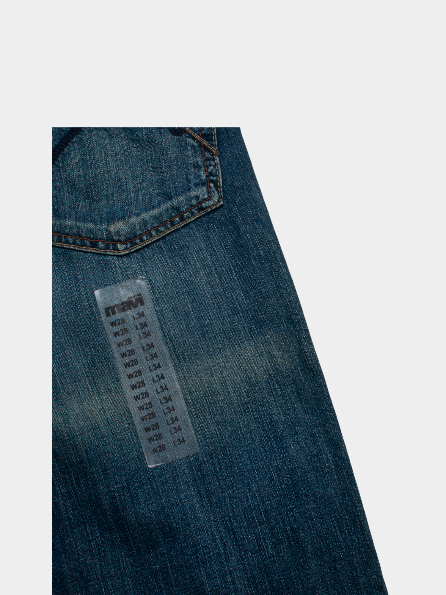 Vintage Mavi Y2K Mid Rise Denim Jeans 28W NWT - The Thrift
