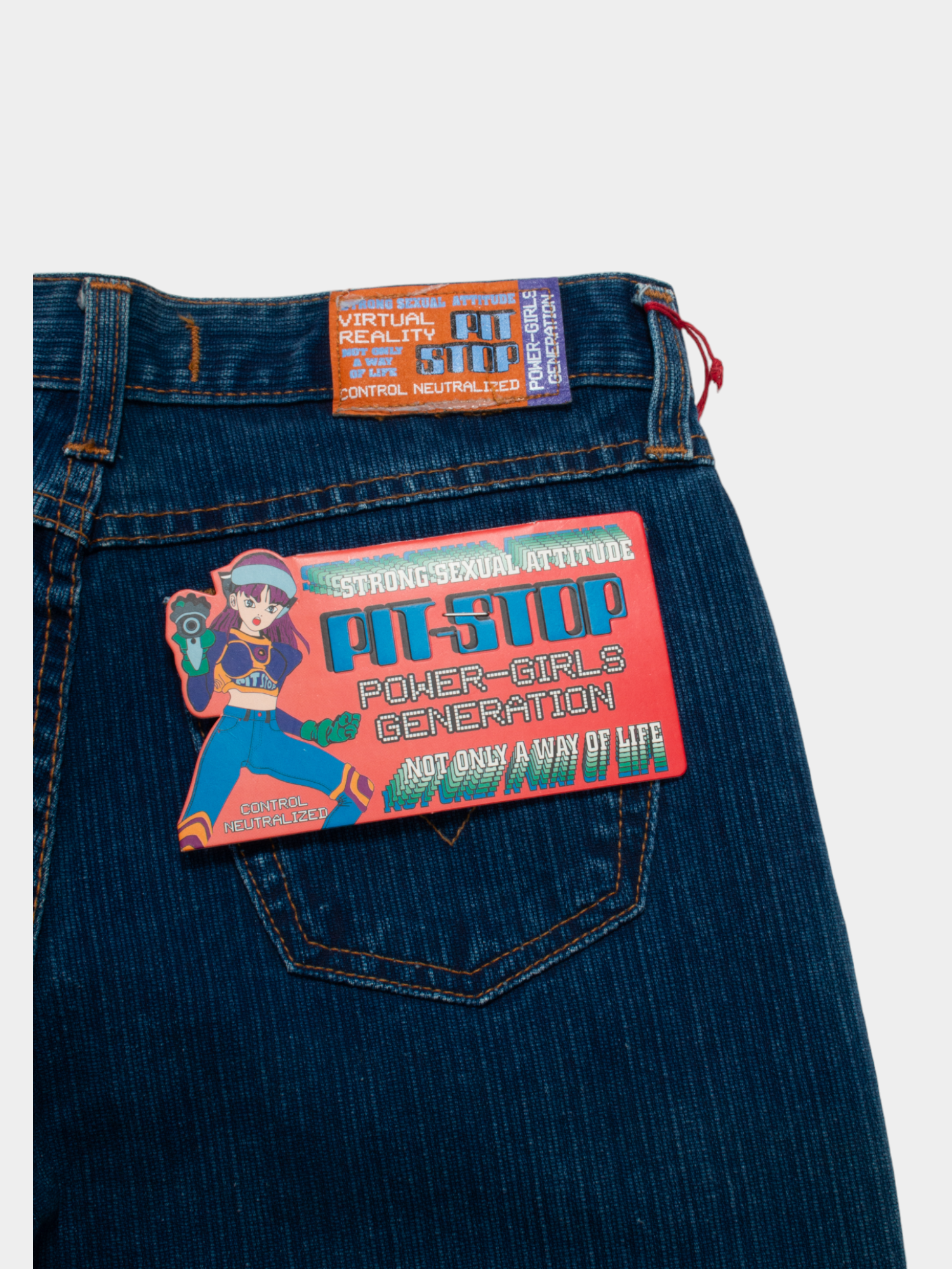 Vintage Pit-Stop Y2K Mid Rise Flares 28W NWT - The Thrift
