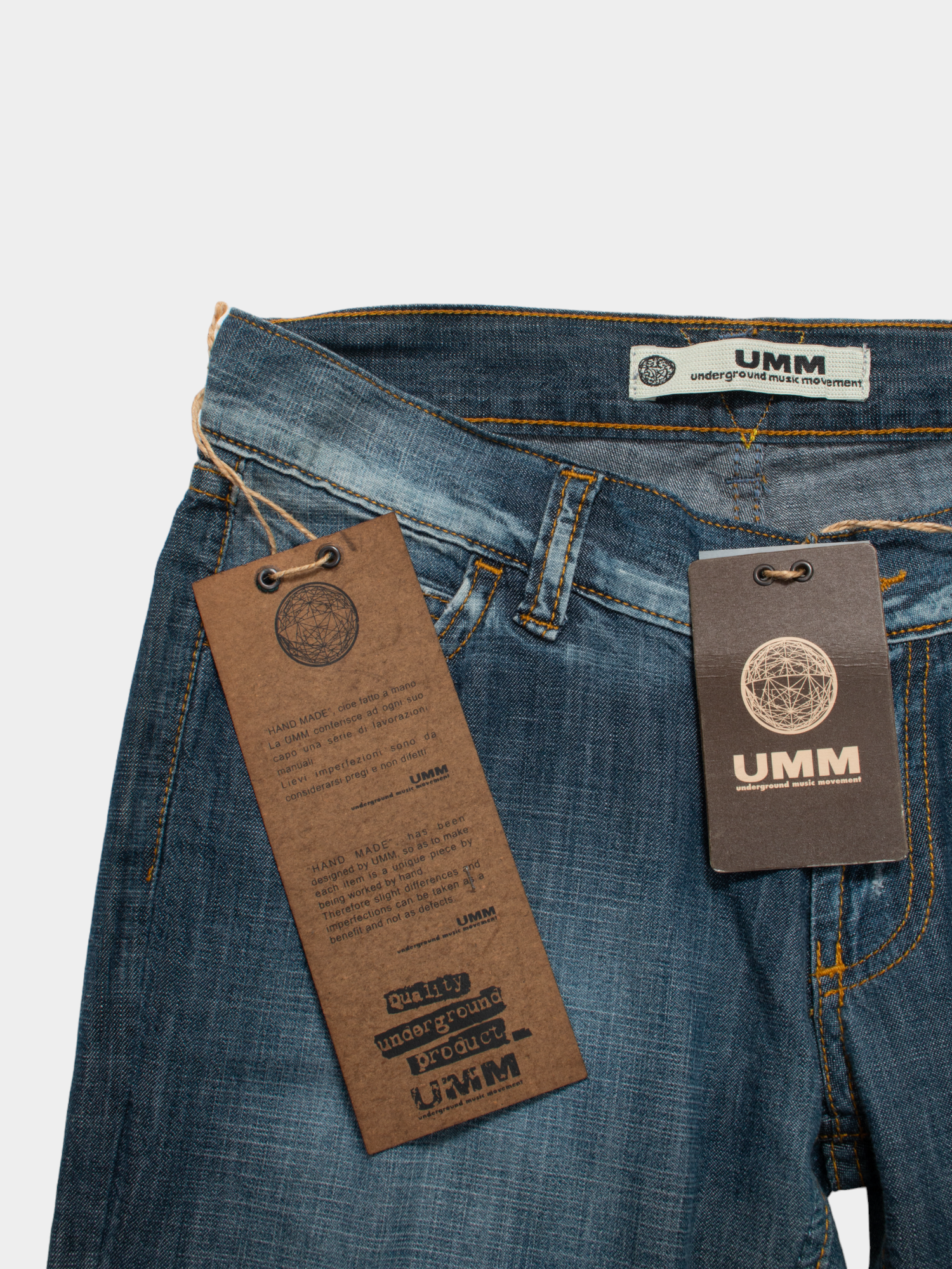 Vintage UMM Y2K Low Rise Denim Jeans 30W NWT - The Thrift