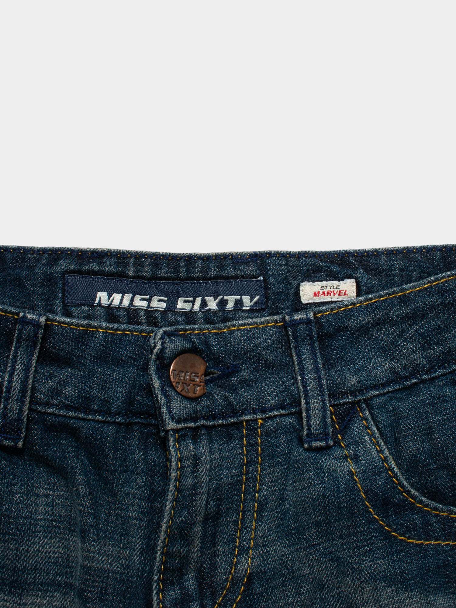 Vintage Miss Sixty Y2K Marvel Low Rise Jeans 32W NWT - The Thrift