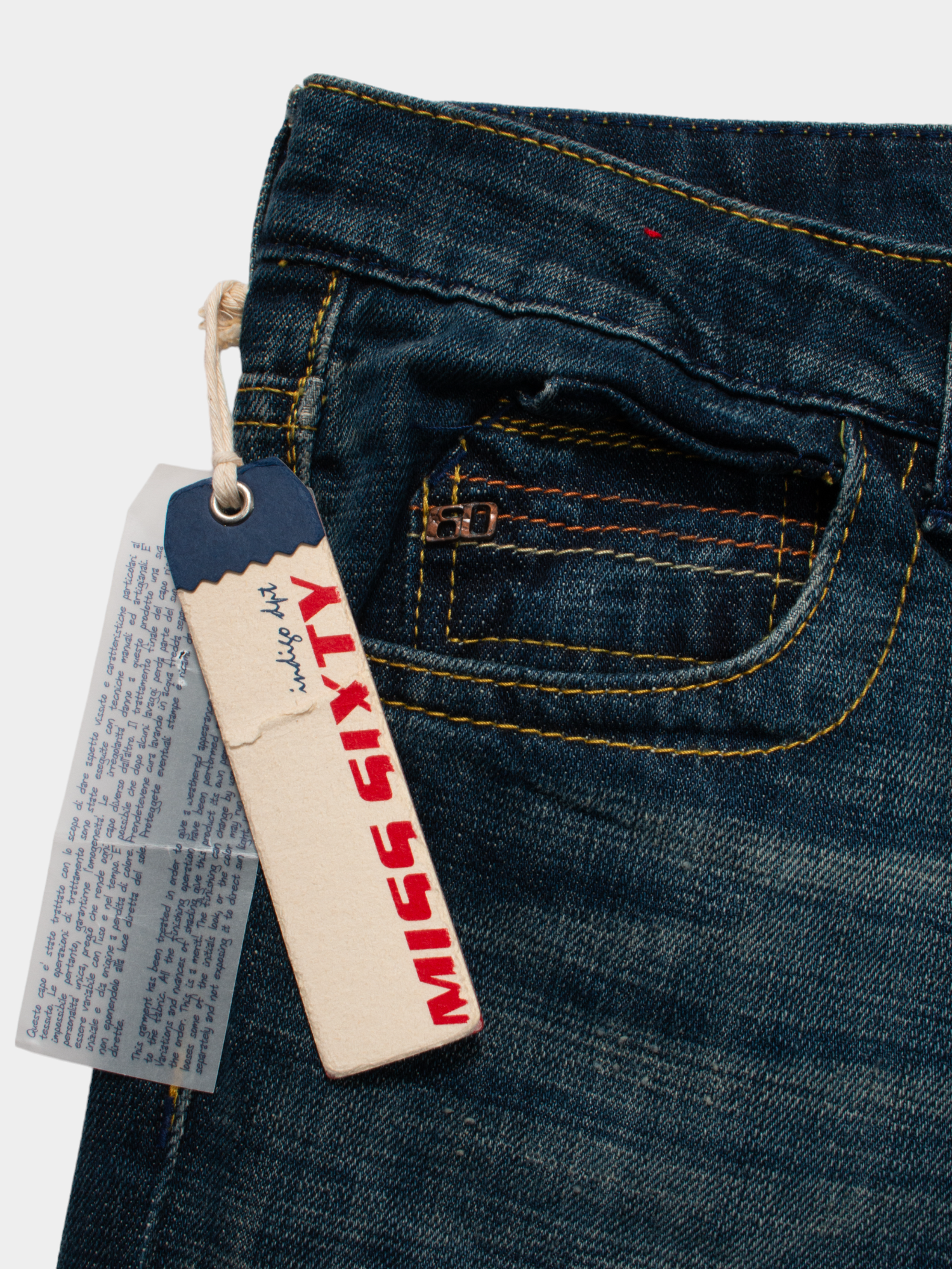 Vintage Miss Sixty Y2K Marvel Low Rise Jeans 32W NWT - The Thrift