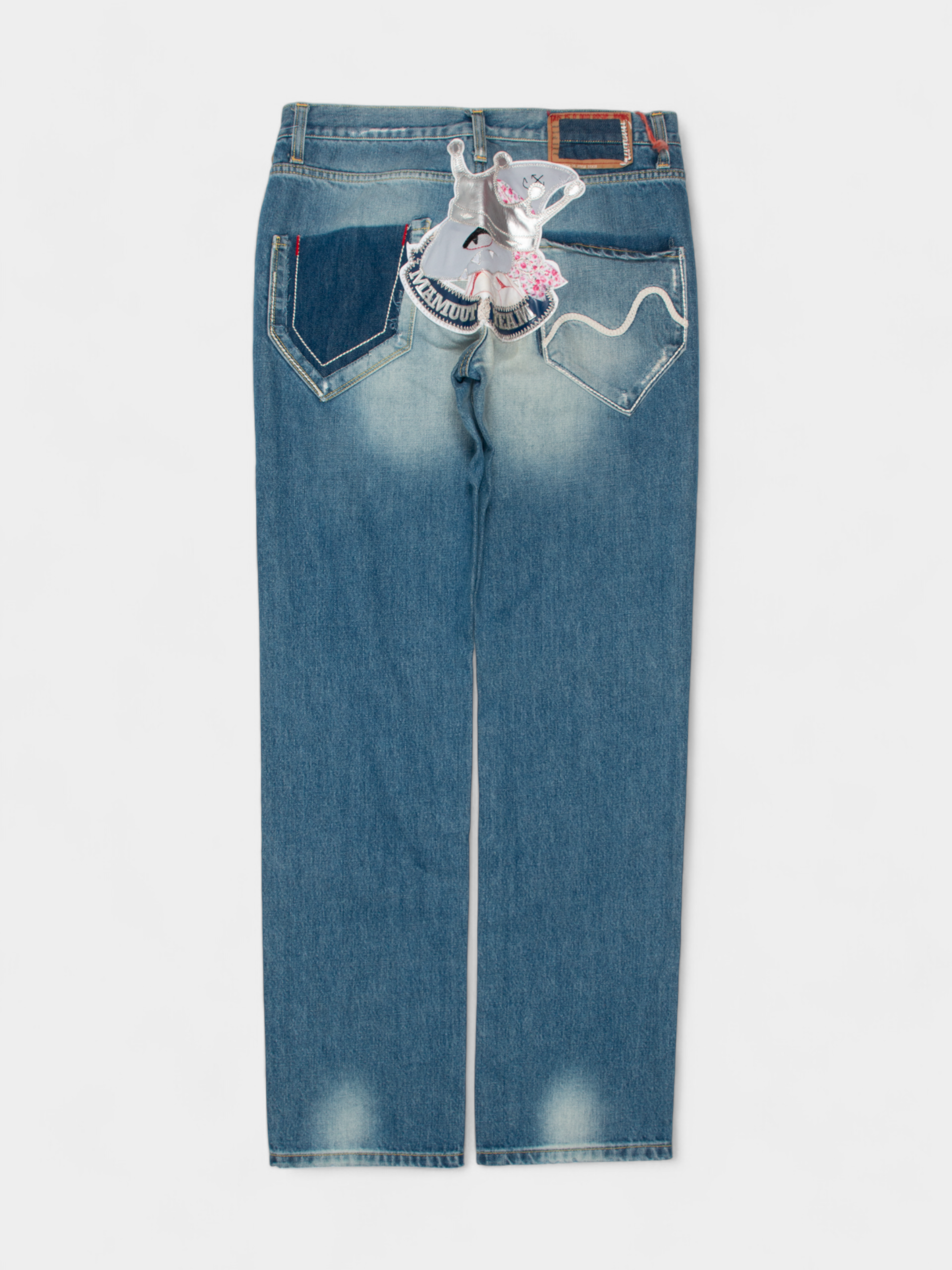 Vintage Mamuut Y2K Mid Rise Denim Jeans 32W NWT - The Thrift
