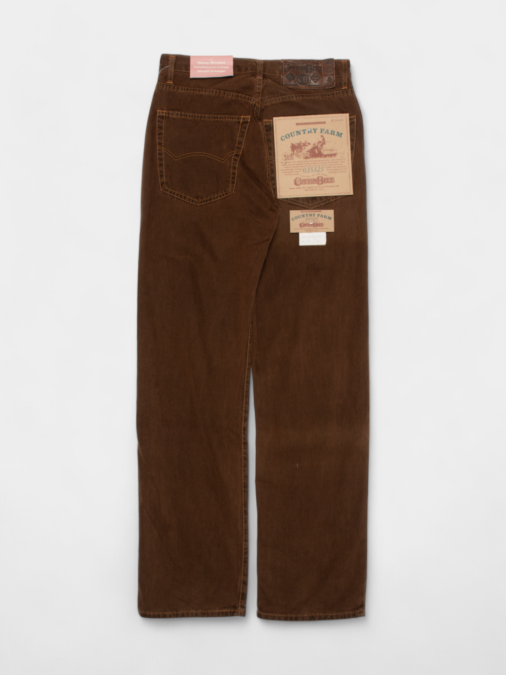 Vintage Cotton-Belt High Rise Denim Jeans 29W NWT - The Thrift