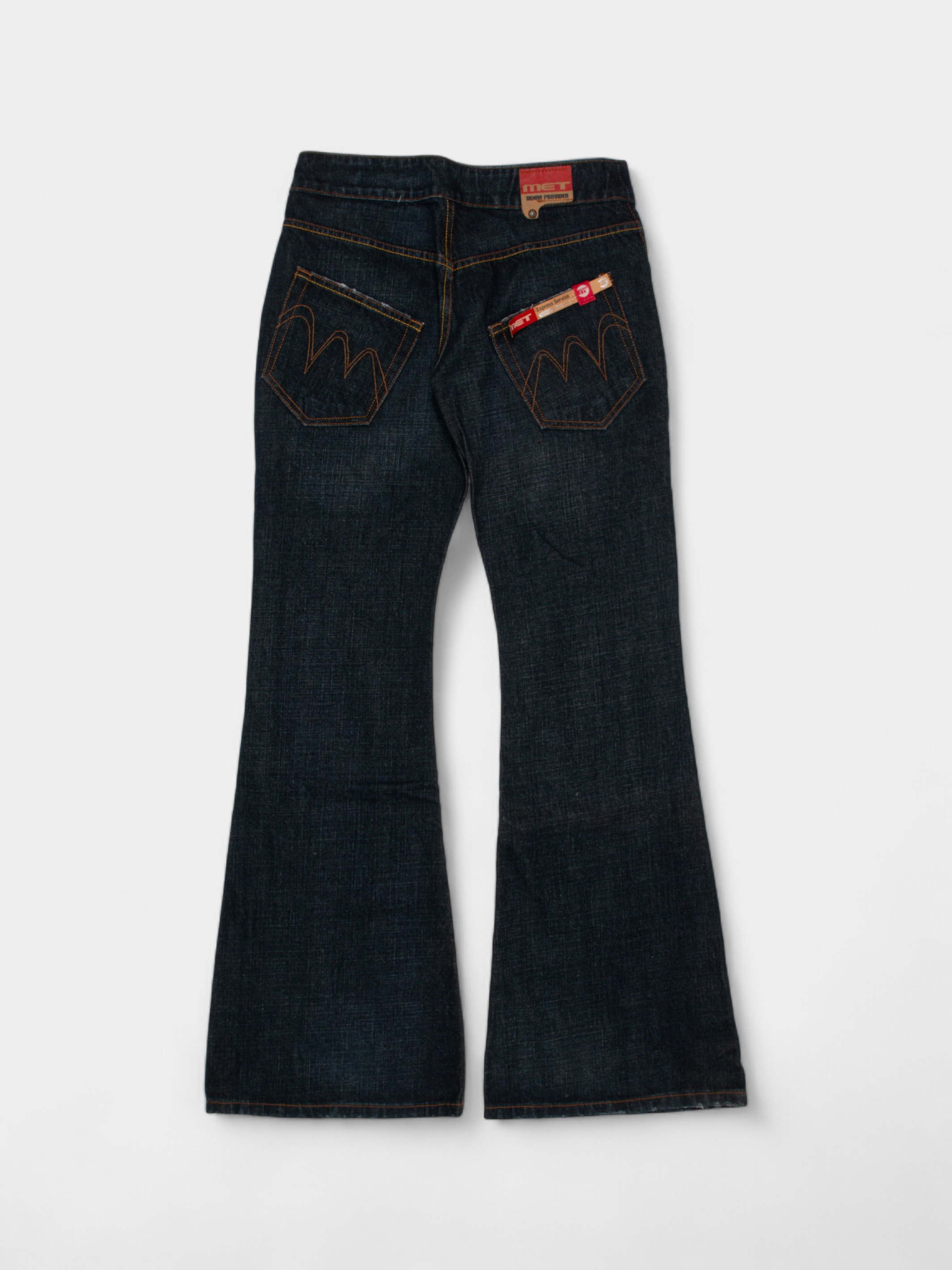 MET Denim Y2K Mid Rise Flared Jeans 28W NWT - The Thrift