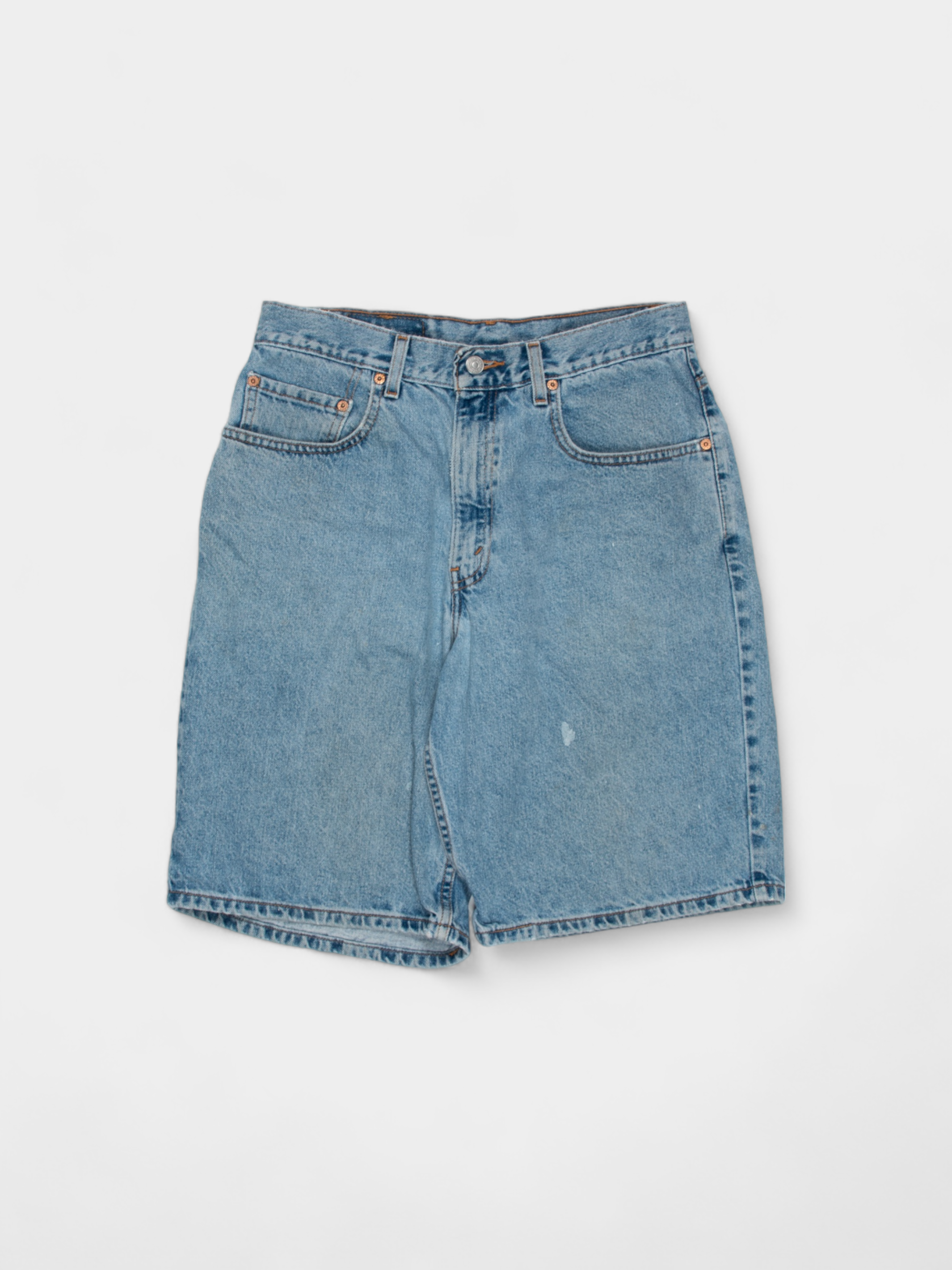 Vintage Levis 560 Paper Tag Denim Shorts Jorts 32W - The Thrift