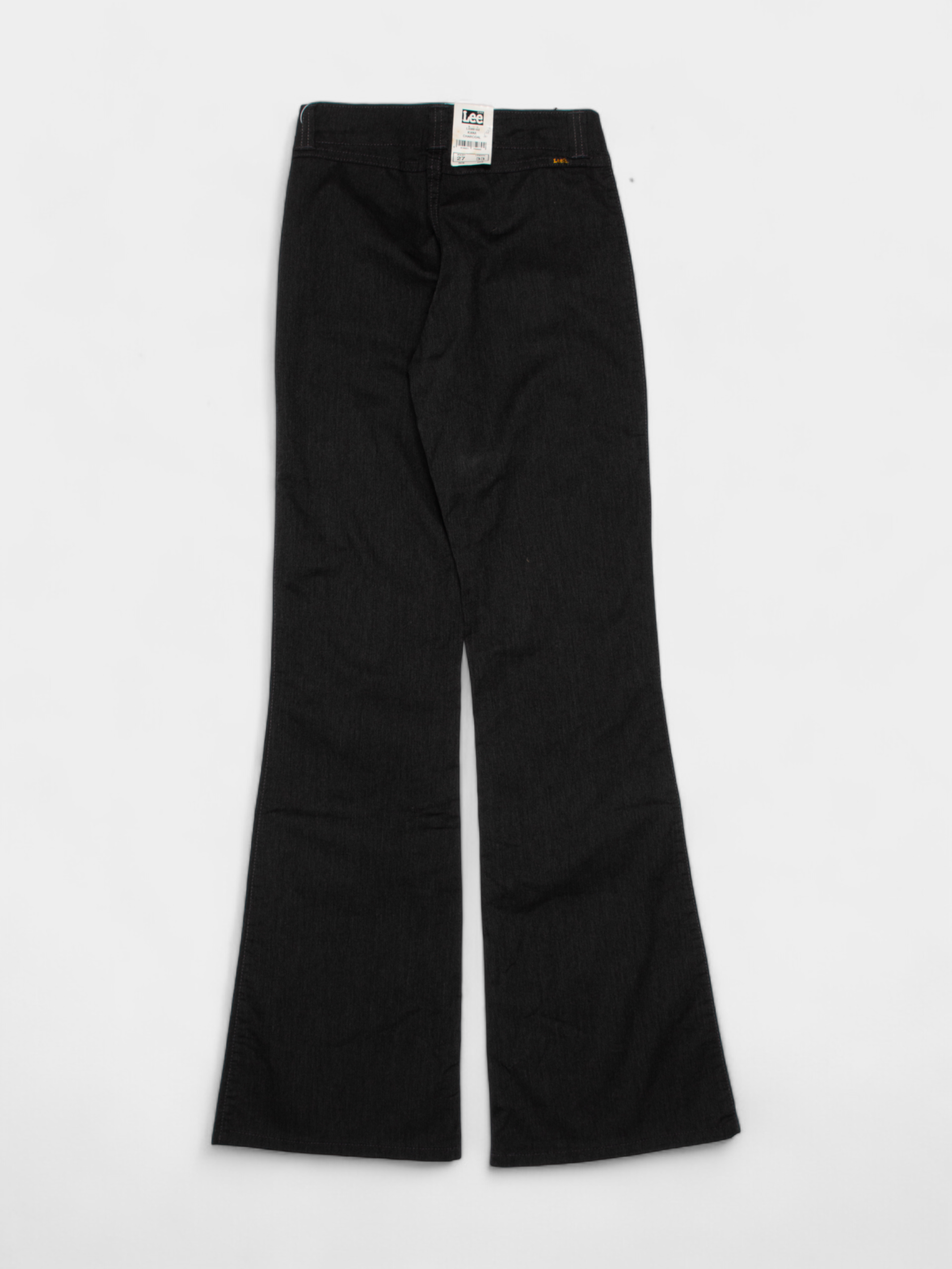 Vintage Lee Y2K Black Mid Rise Flares 27W NWT - The Thrift