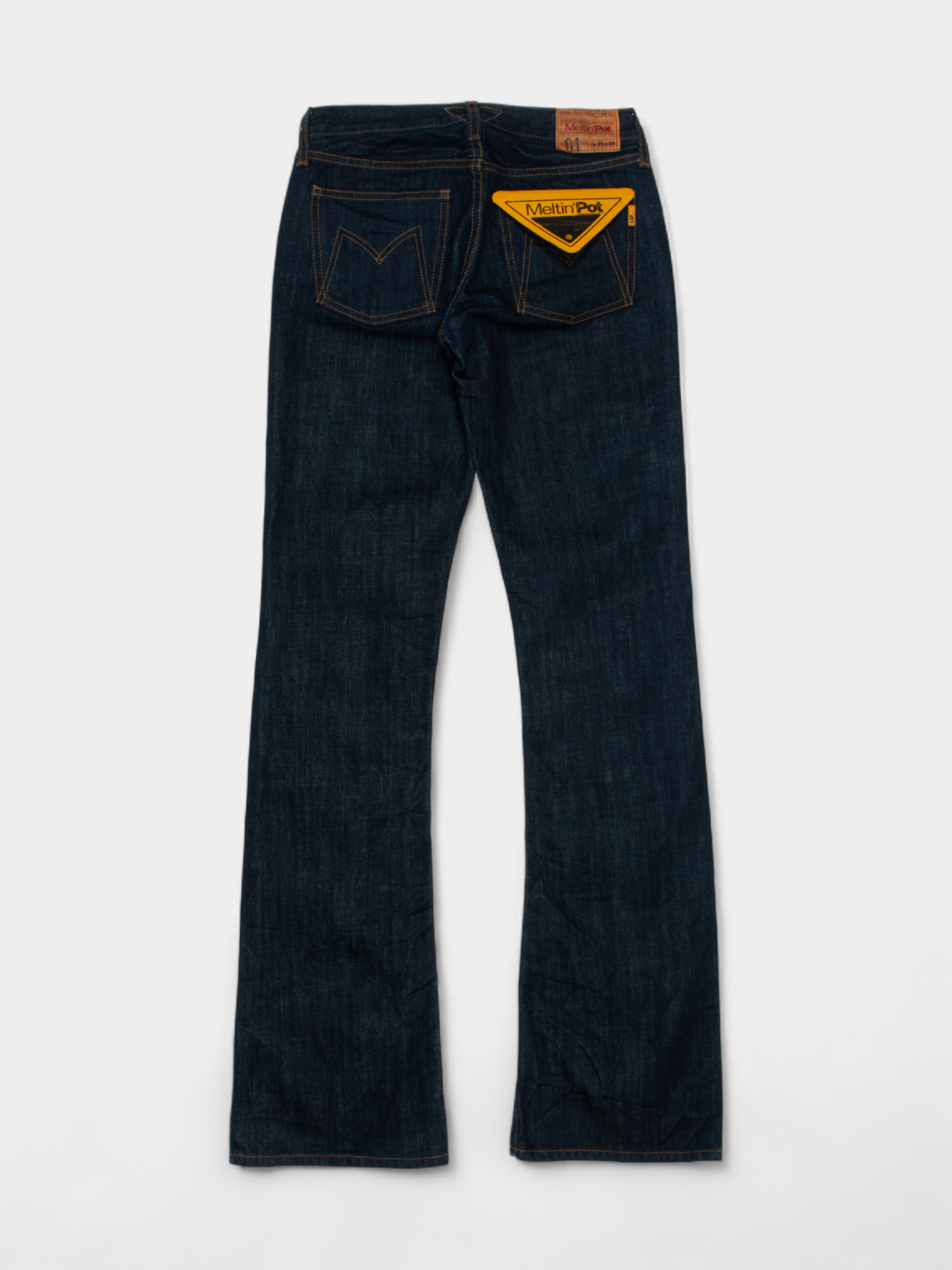 Vintage Meltin Pot Y2K Low Rise Flares Jeans 28W NWT - The Thrift