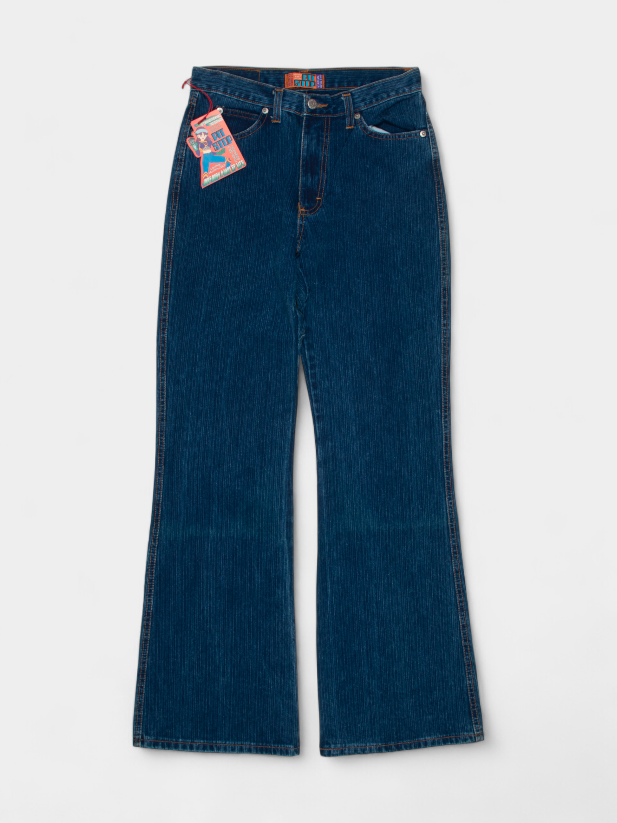 Vintage Pit-Stop Y2K Mid Rise Flares 28W NWT - The Thrift