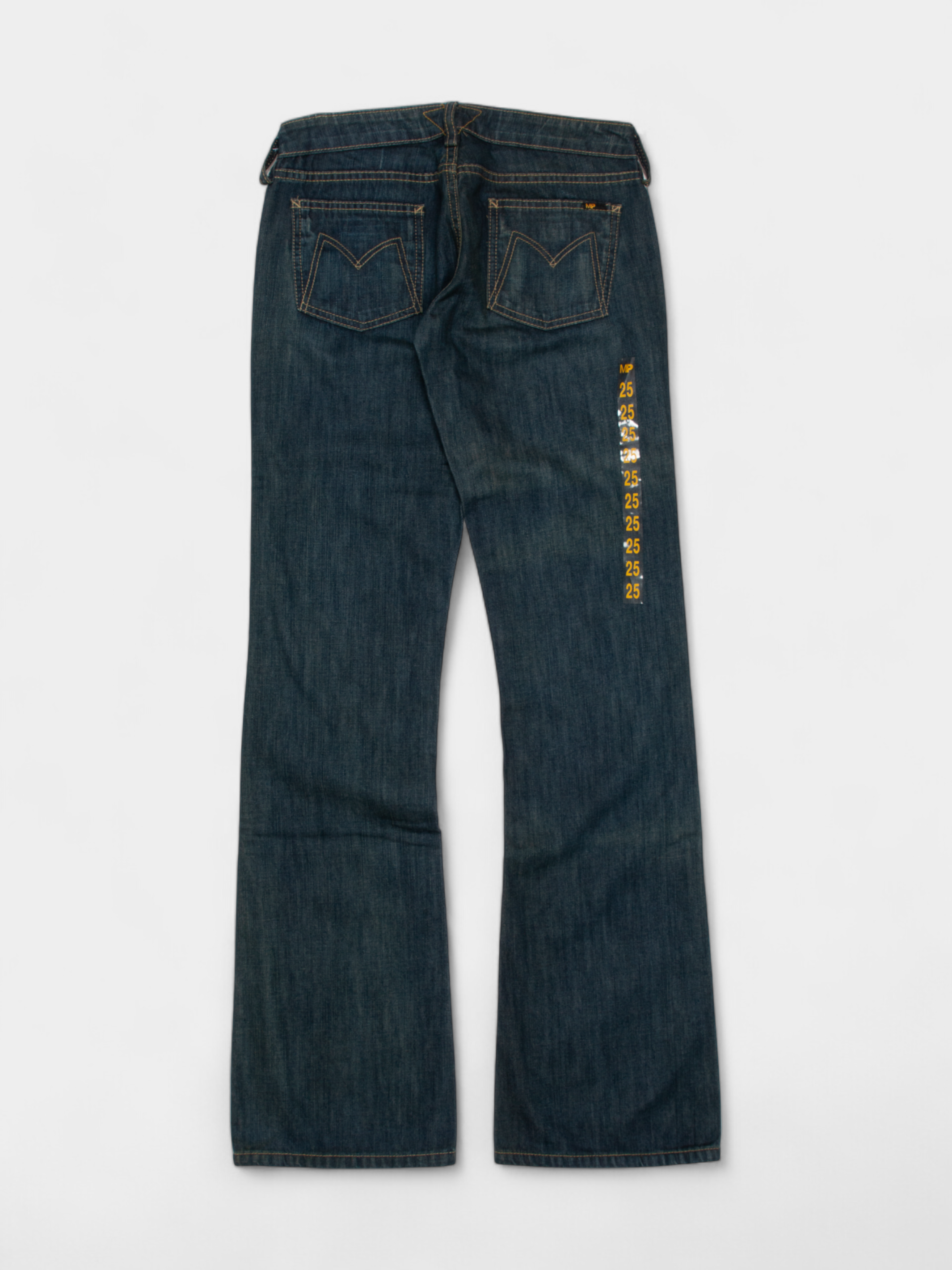 Vintage Meltin Pot Y2K Reversible B-Side Low Rise Flares Jeans 28W NWT - The Thrift