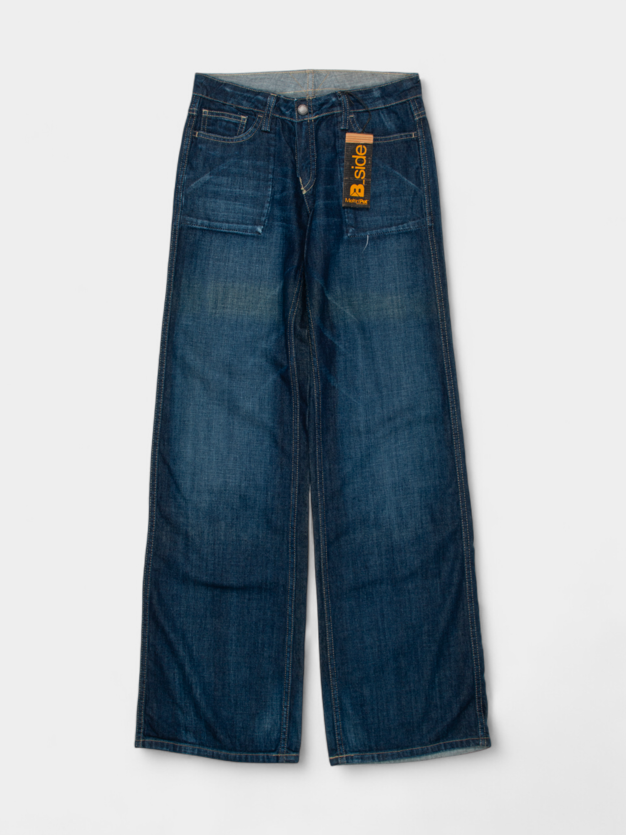 Vintage Meltin Pot Y2K Mid Rise Denim Jeans 26W NWT - The Thrift