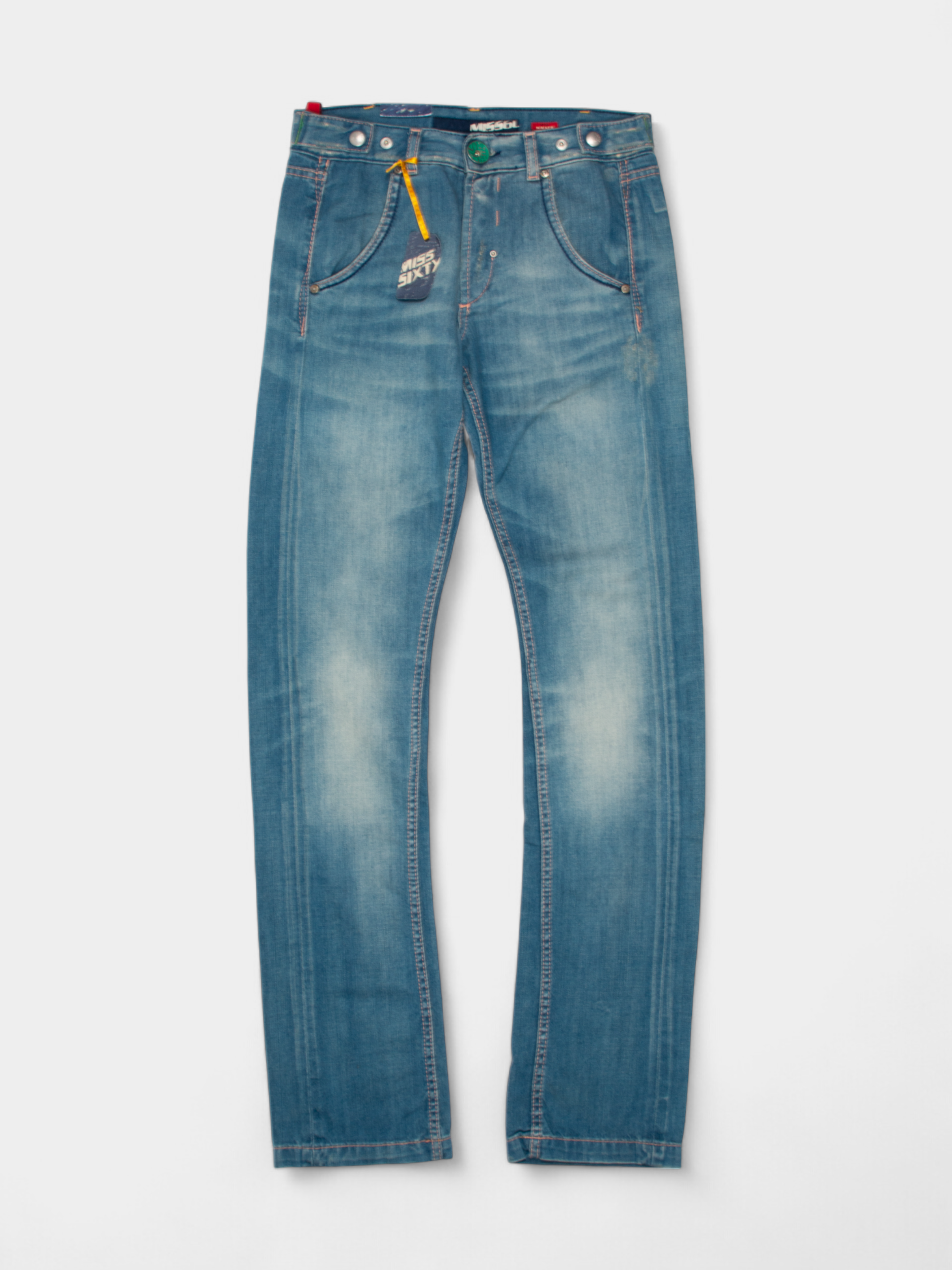 Vintage Miss Sixty Y2K Mid Rise Denim Jeans 30W NWT - The Thrift