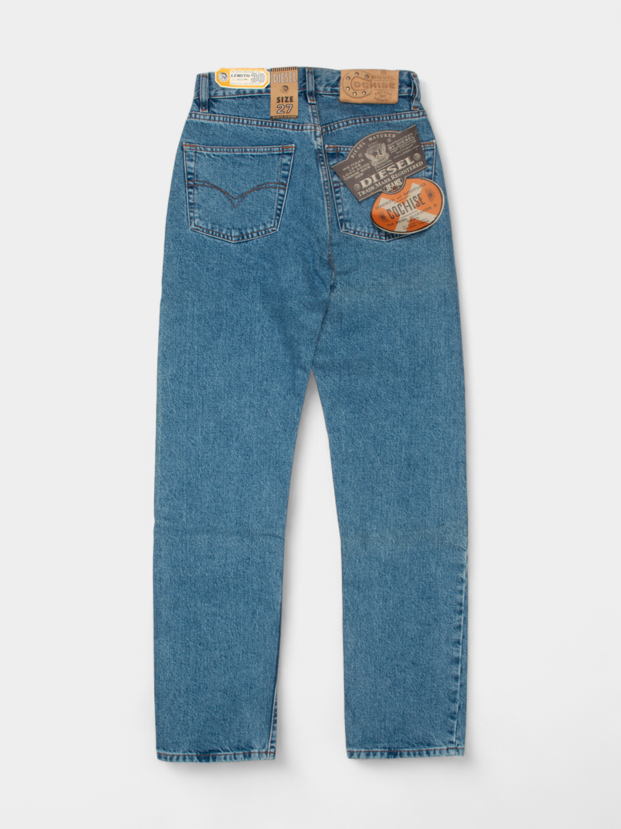 Vintage Diesel High Rise Denim Jeans 27W NWT - The Thrift