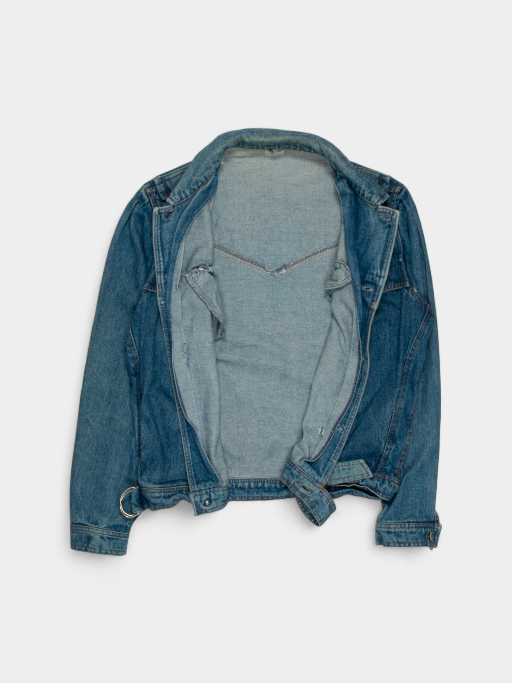 80s Vintage Trucker Denim Jacket S - The Thrift