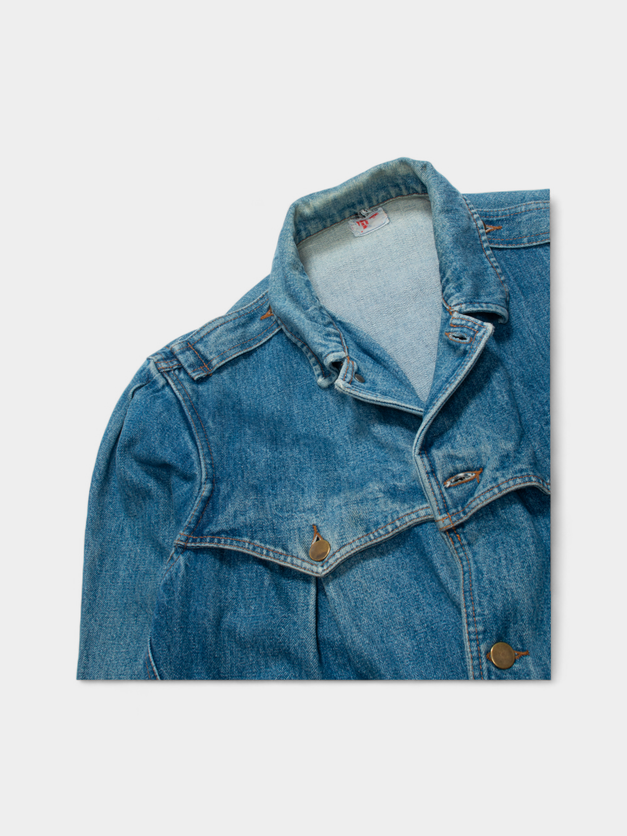 80s Vintage Trucker Denim Jacket S - The Thrift