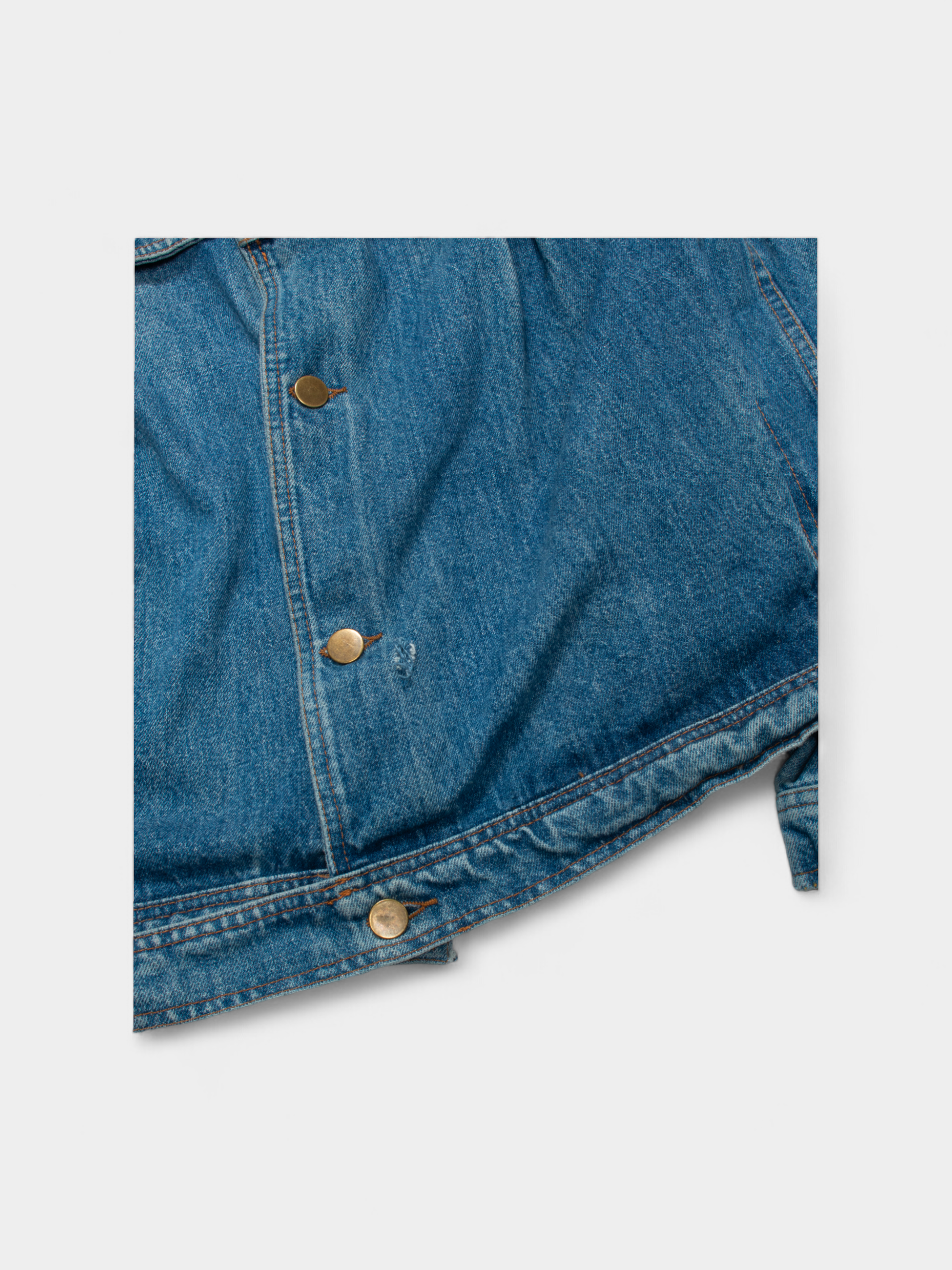 80s Vintage Trucker Denim Jacket S - The Thrift